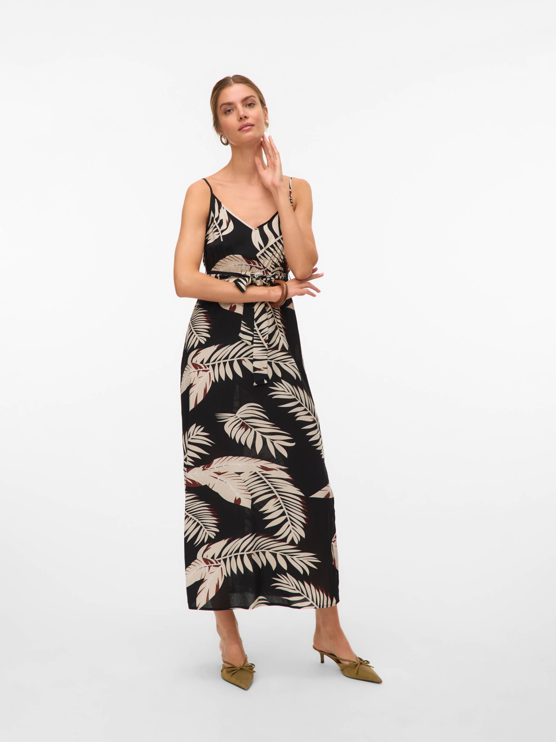 Vero Moda Spaghettikleid »VMEASY JOY SLIT MAXI V-NECK DRESS WV GA« von Vero Moda