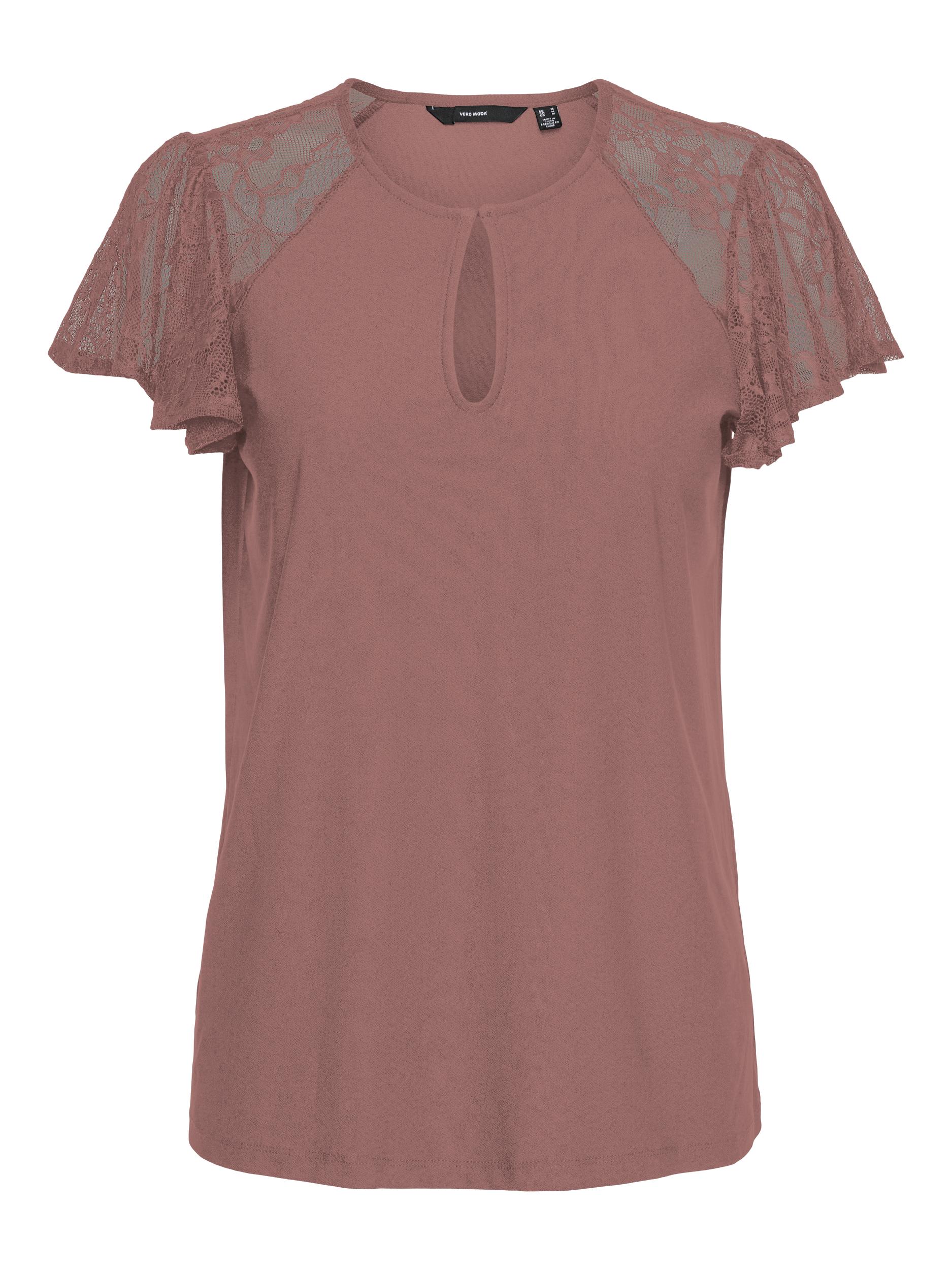 Vero Moda Spitzenshirt »VMMILLA SS LACE TOP JRS« von Vero Moda