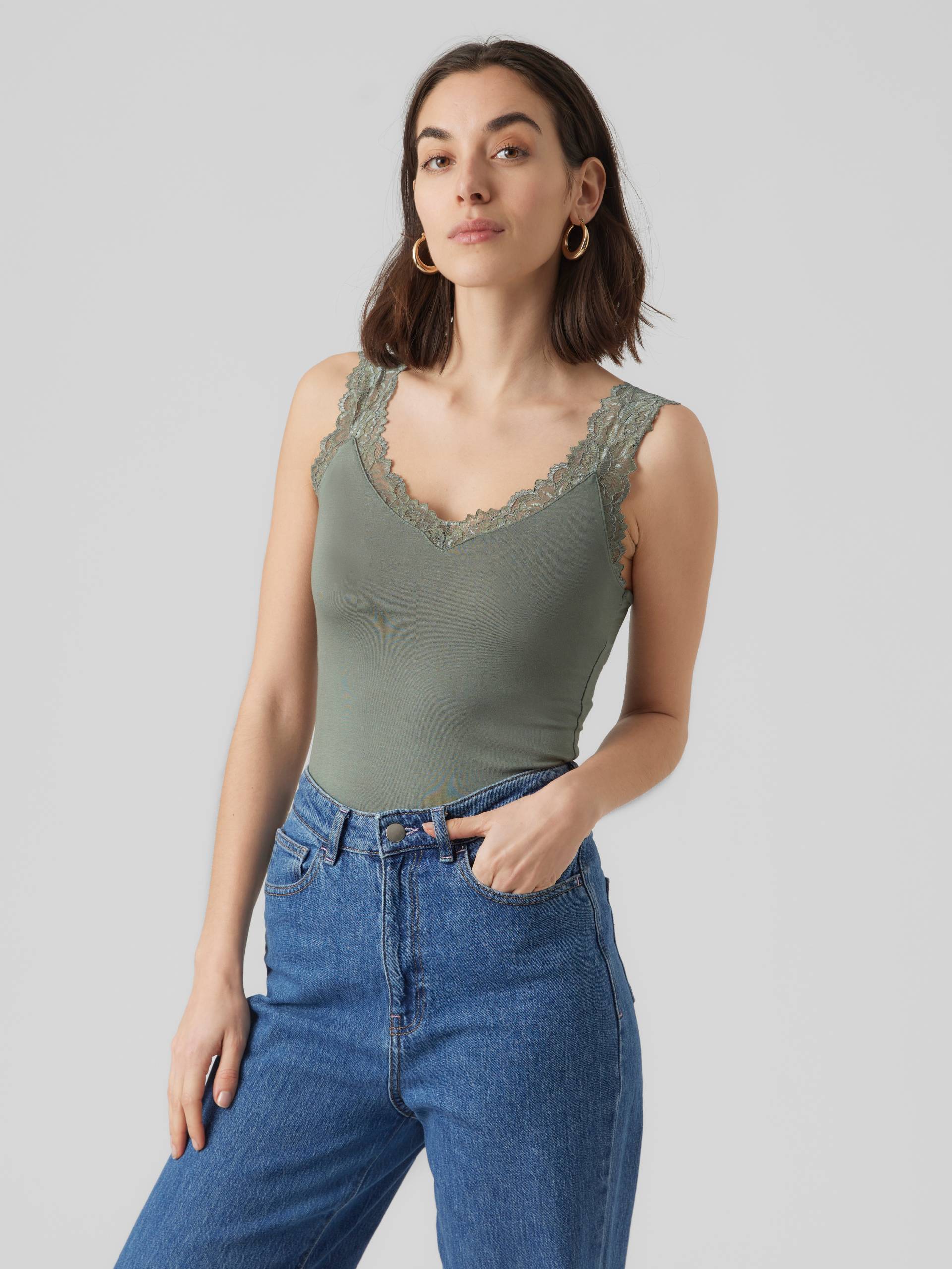 Vero Moda Spitzentop »VMROSA SL TOP JRS NOOS« von Vero Moda