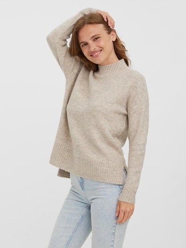 Vero Moda Stehkragenpullover »VMLEFILE OVERSIZE BOXY BLOUSE GA NOOS« von Vero Moda