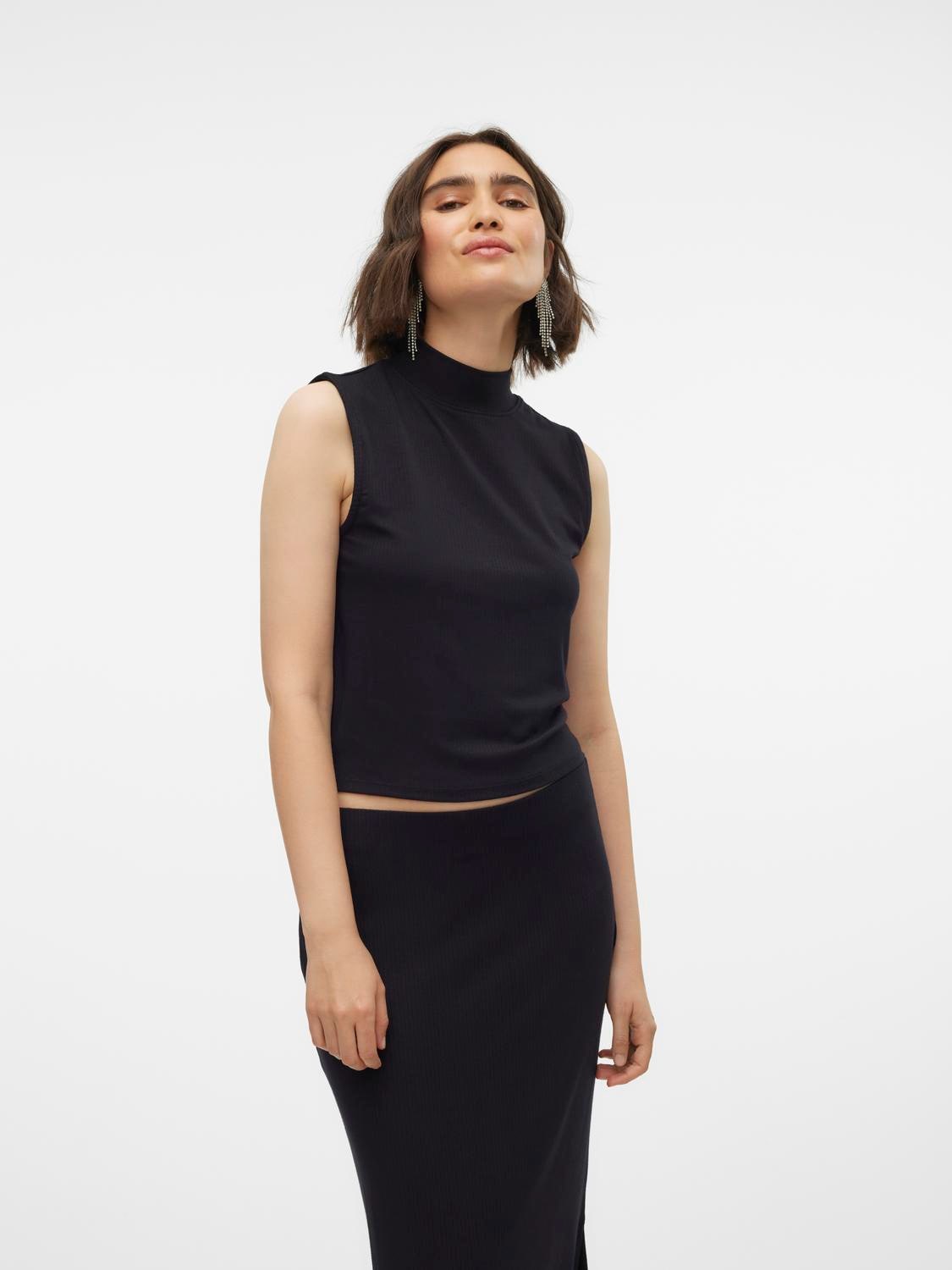 Vero Moda Stehkragenshirt »VMMARY TANK TOP JRS NOOS« Vero Moda Stehkragenshirt »VMMARY TANK TOP JRS NOOS« von Vero Moda