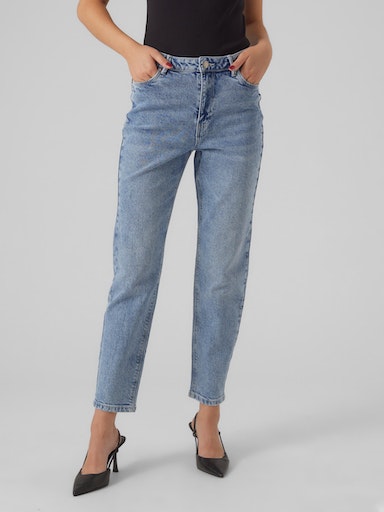 Vero Moda Straight-Jeans »VMLINDA HR MOM JEANS GU3184 GA NOOS« von Vero Moda