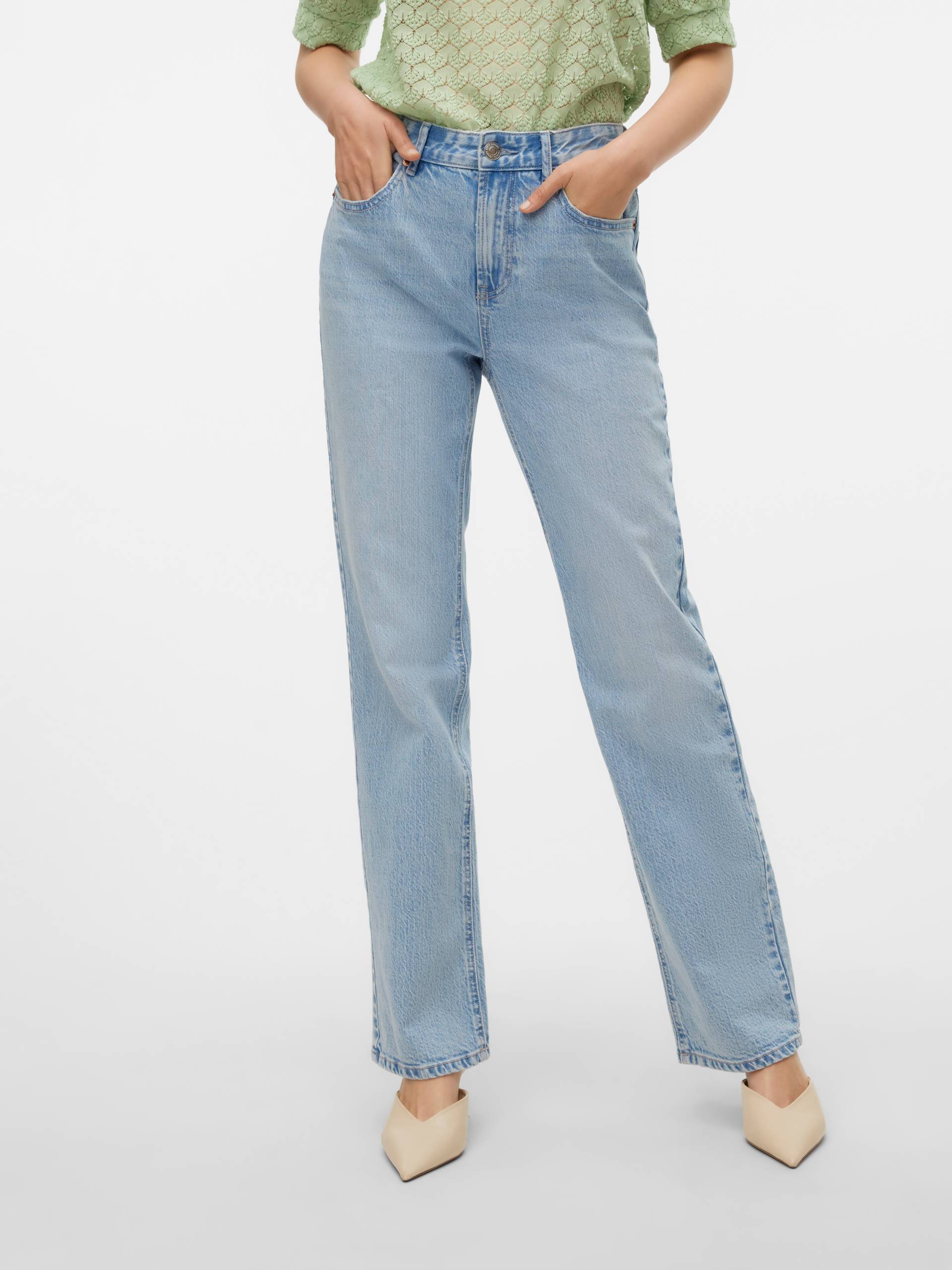 Vero Moda Straight-Jeans »VMTESSA HR STRAIGHT JEANS LI3010 GA NOOS« von Vero Moda