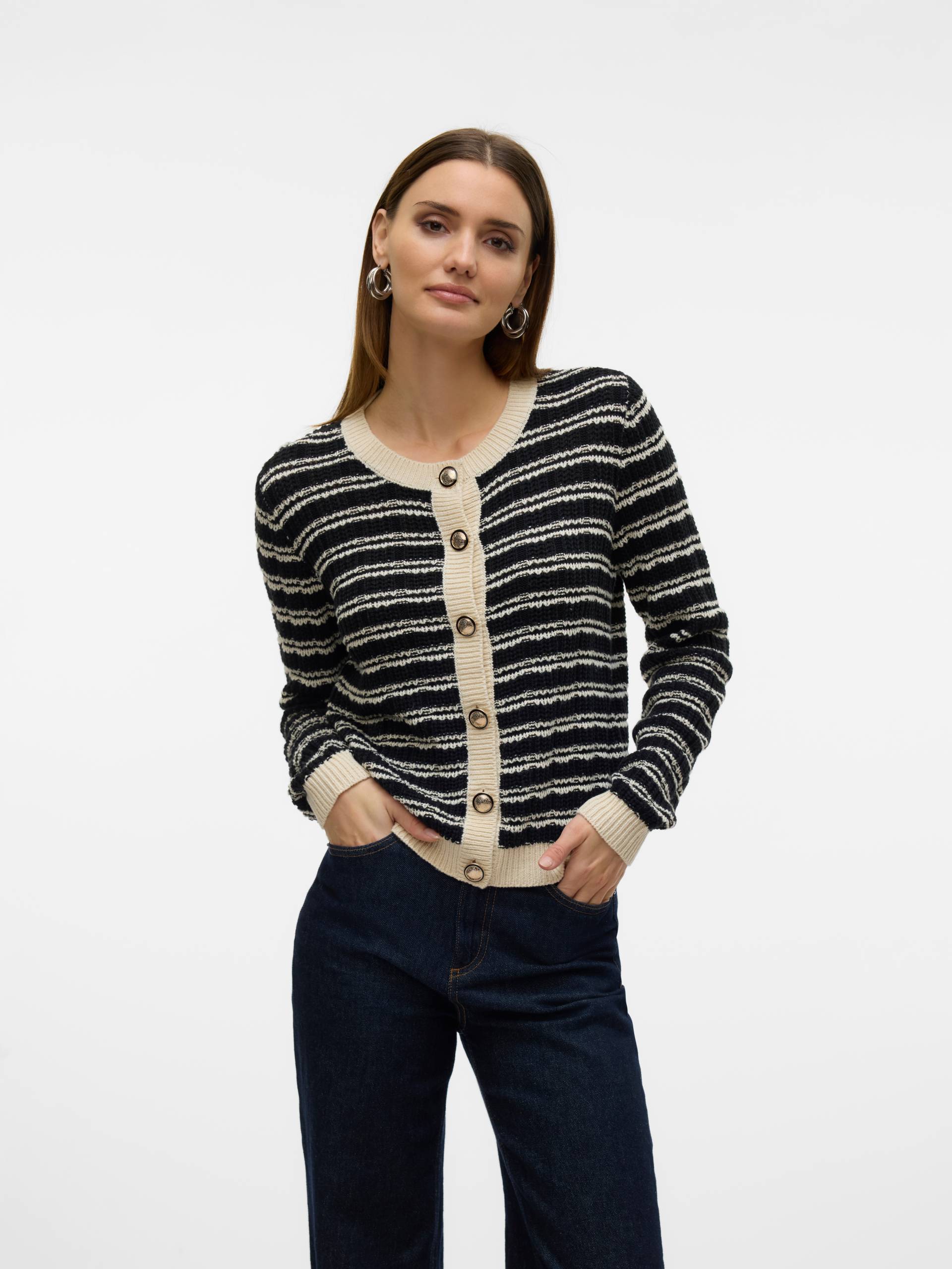 Vero Moda Strickjacke »VMCHARLOT LS O-NECK CARDIGAN NOOS« von Vero Moda