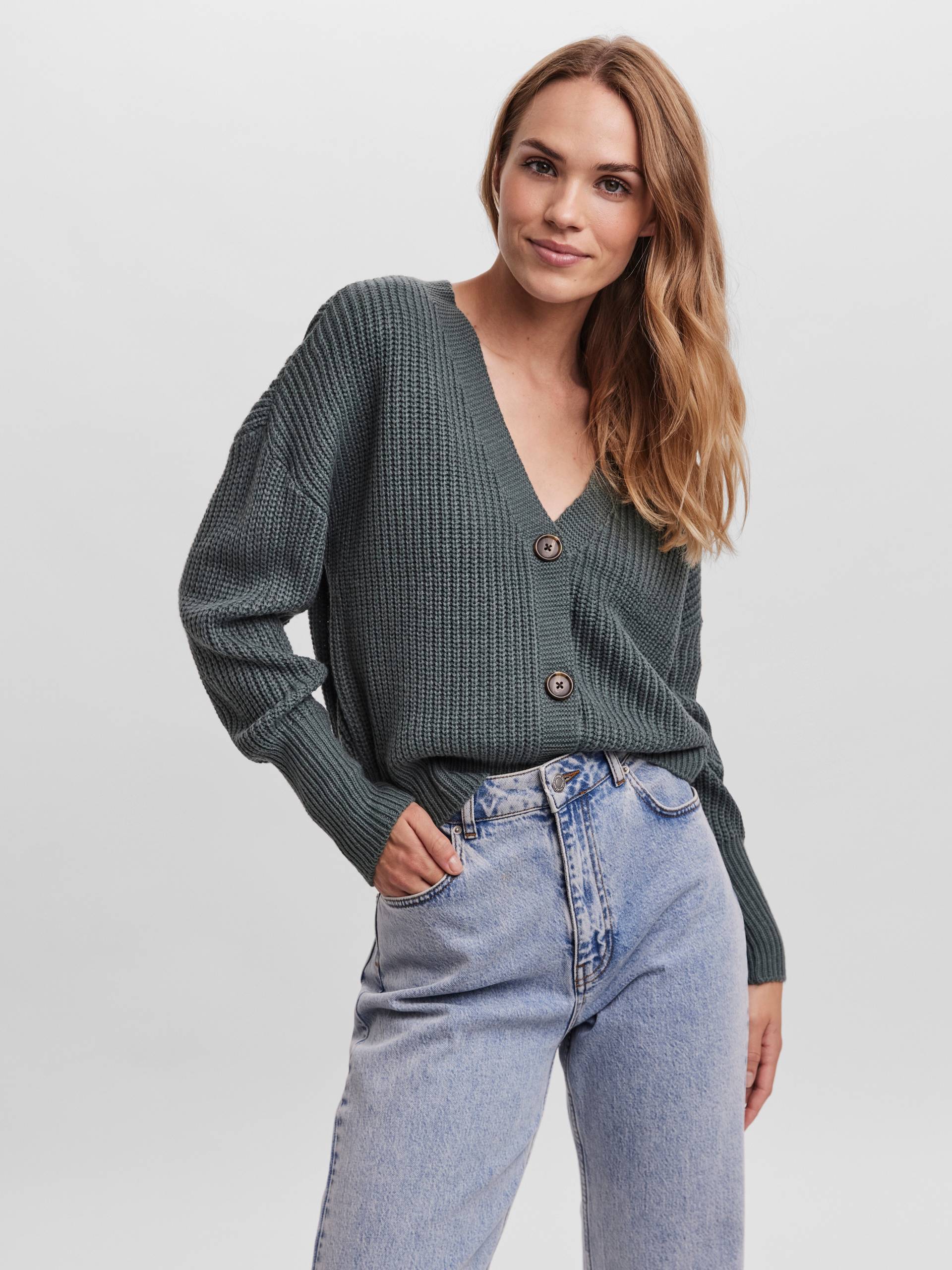 Vero Moda Strickjacke »VMLEA LS V-NECK CUFF CARDIGAN« Vero Moda Strickjacke »VMLEA LS V-NECK CUFF CARDIGAN« von Vero Moda