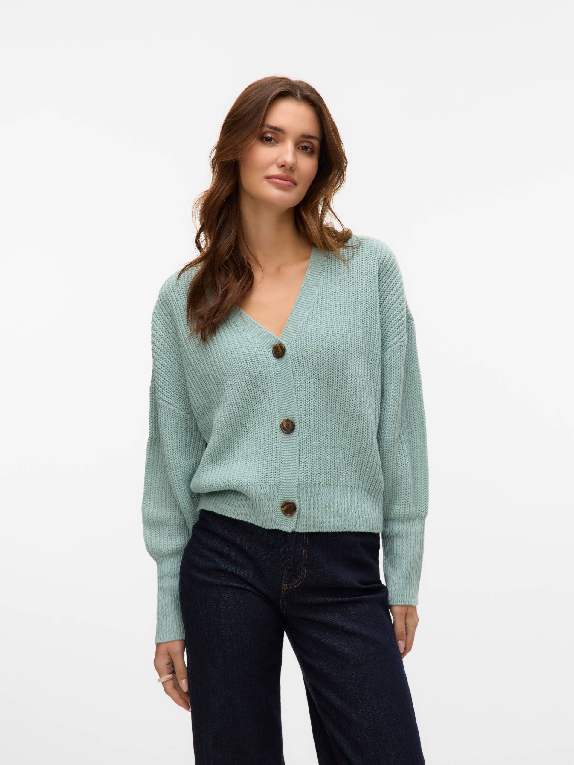 Vero Moda Strickjacke »VMLEA LS V-NECK CUFF CARDIGAN« von Vero Moda