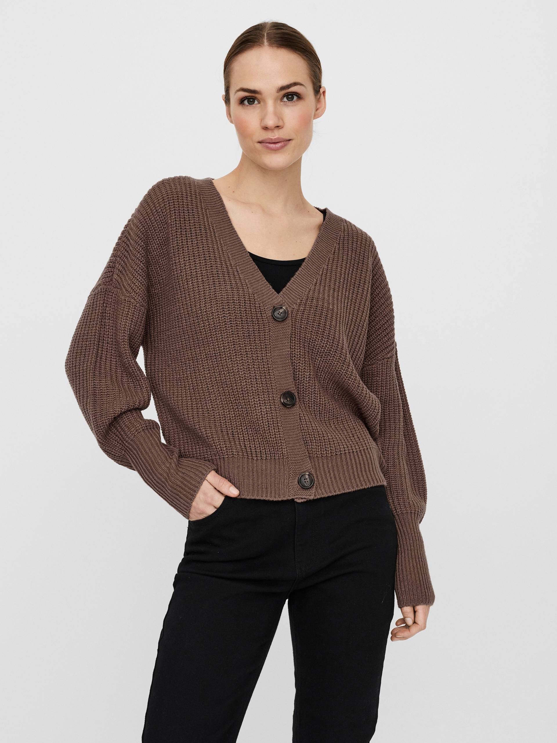 Vero Moda Strickjacke »VMLEA LS V-NECK CUFF CARDIGAN« von Vero Moda