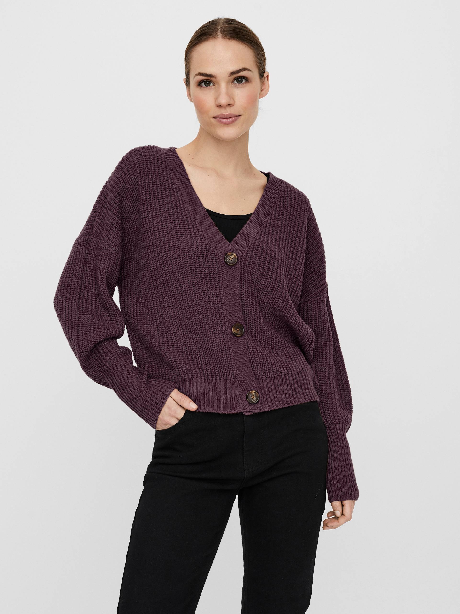 Vero Moda Strickjacke »VMLEA LS V-NECK CUFF CARDIGAN« von Vero Moda