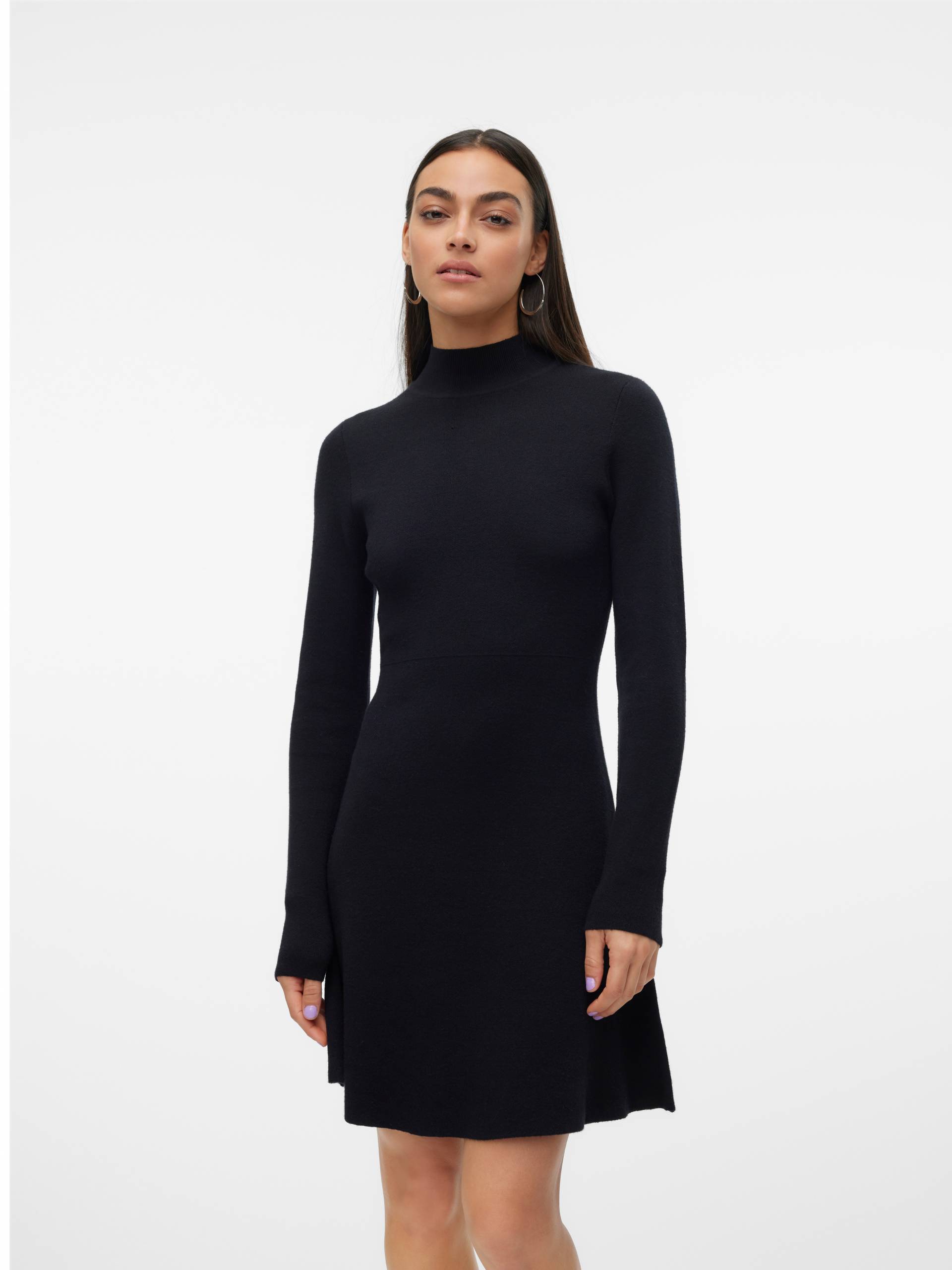Vero Moda Strickkleid »VMGOLD LS HIGHNECK SKATER SHORT DRESS GA« Vero Moda Strickkleid »VMGOLD LS HIGHNECK SKATER SHORT DRESS GA« von Vero Moda