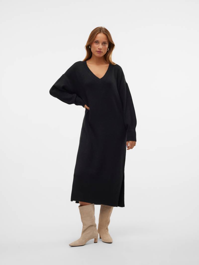 Vero Moda Strickkleid »VMJUPITER LS V-NECK CALF DRESS BF« von Vero Moda