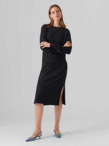 Vero Moda Strickkleid »VMLEFILE LS BOATNECK CALF DRESS NOOS« von Vero Moda