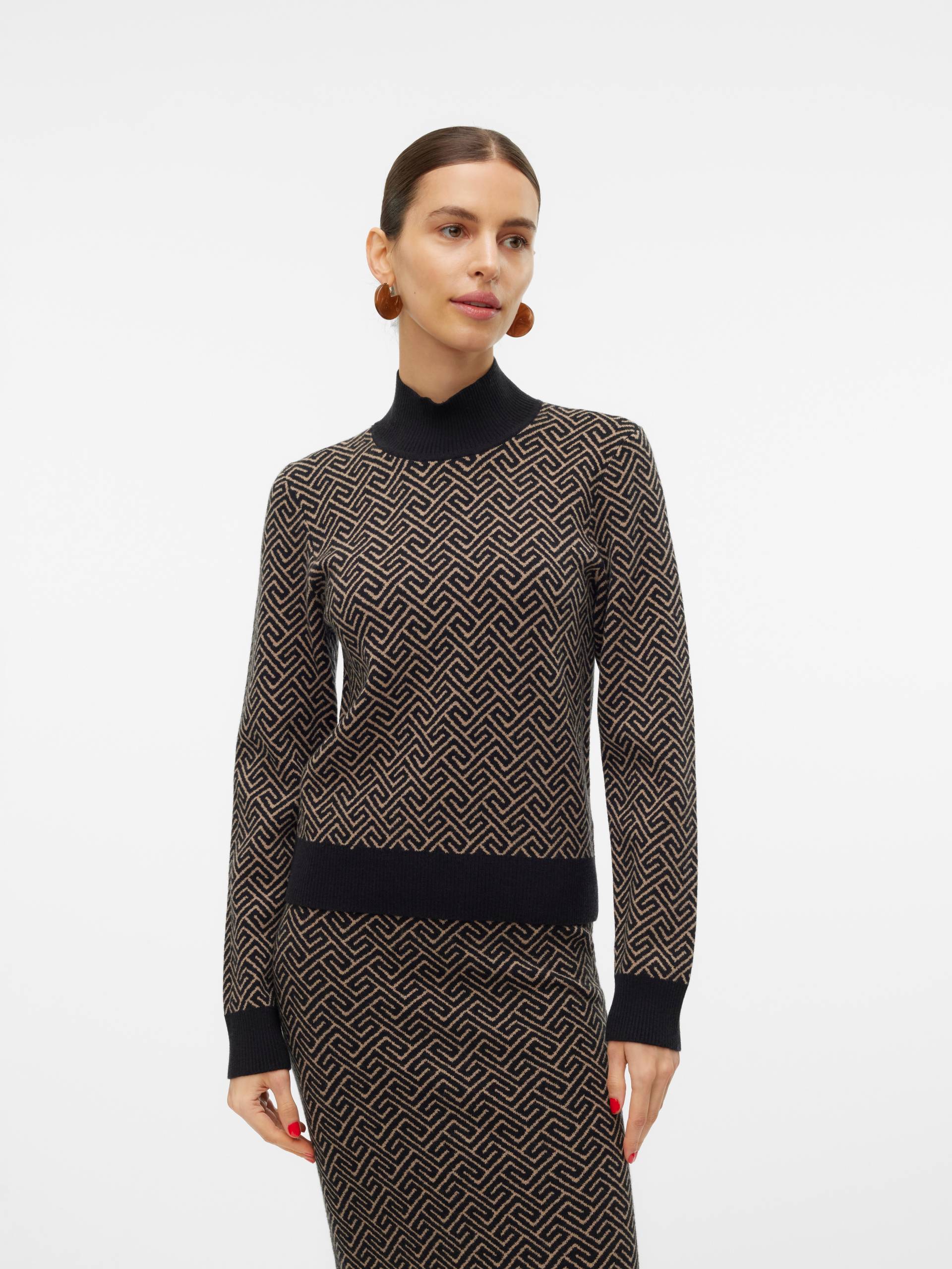 Vero Moda Strickpullover »VMARIA ART LS HIGH-NECK PULLOVER GA« von Vero Moda