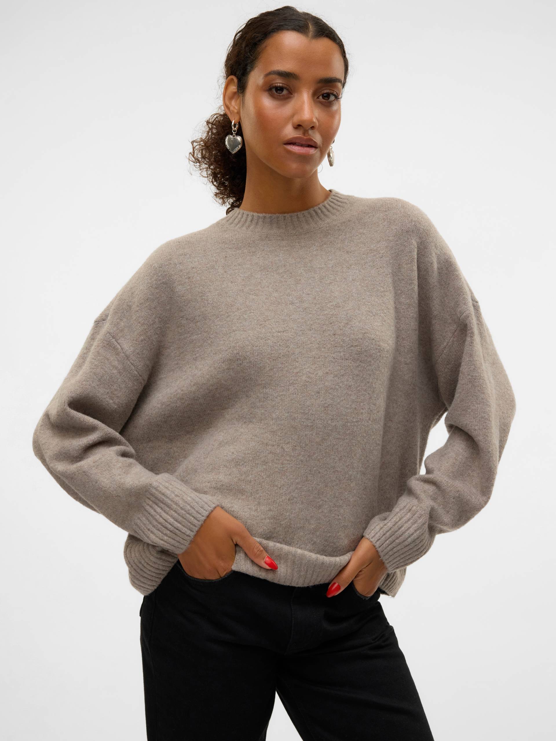 Vero Moda Strickpullover »VMBOOM LS O-NECK PULLOVER GA NOOS« von Vero Moda