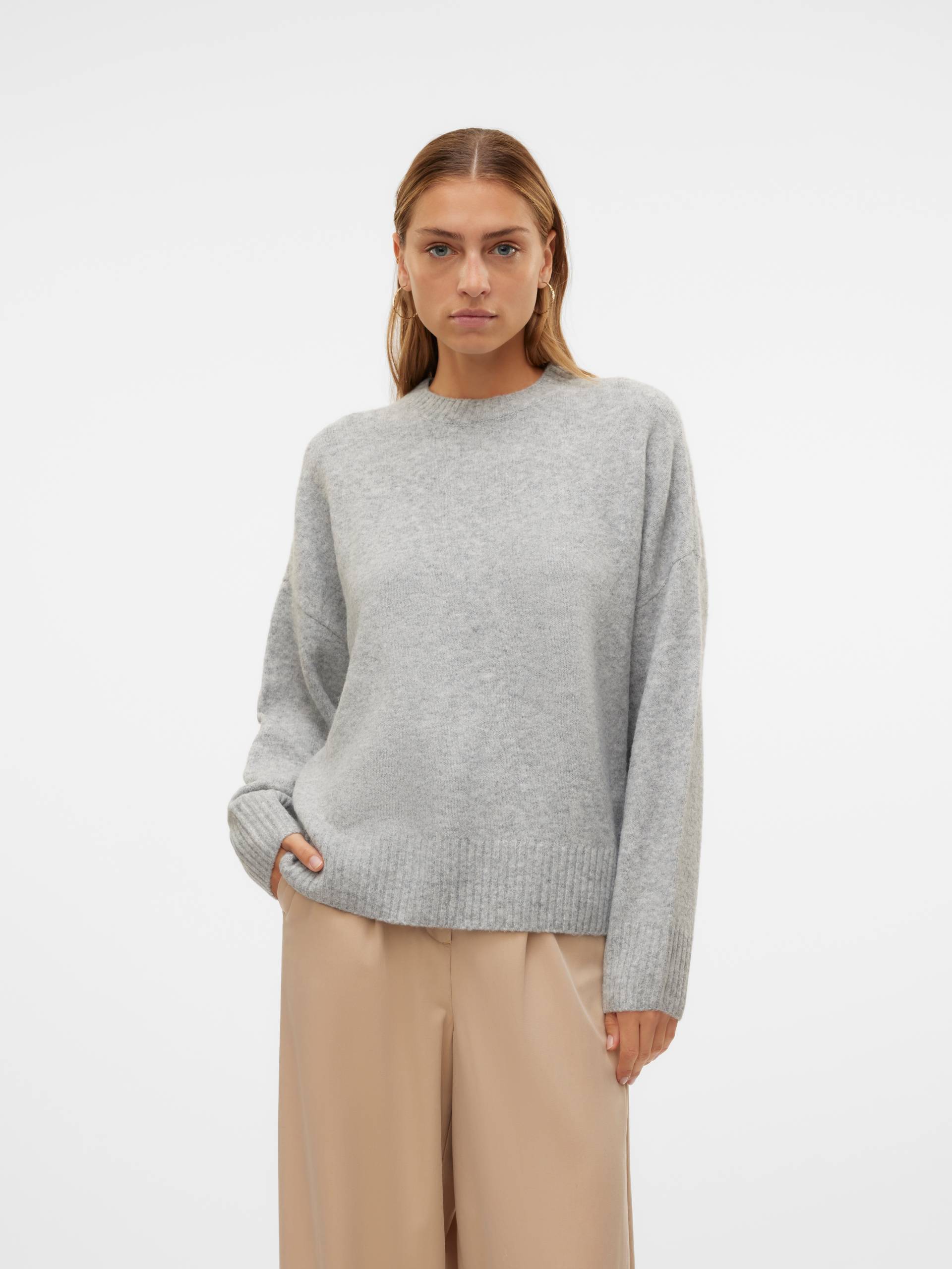 Vero Moda Strickpullover »VMBOOM LS O-NECK PULLOVER GA NOOS« von Vero Moda