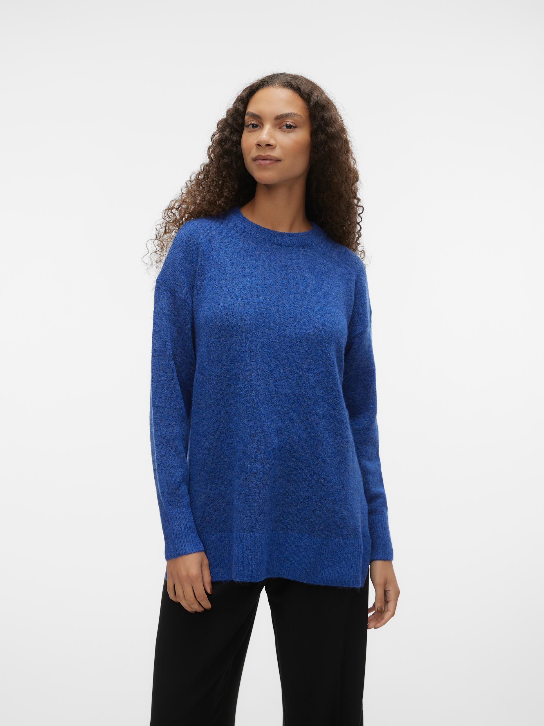 Vero Moda Strickpullover »VMFILUCA LS O-NECK LONG PULLOVER GA NOOS« von Vero Moda