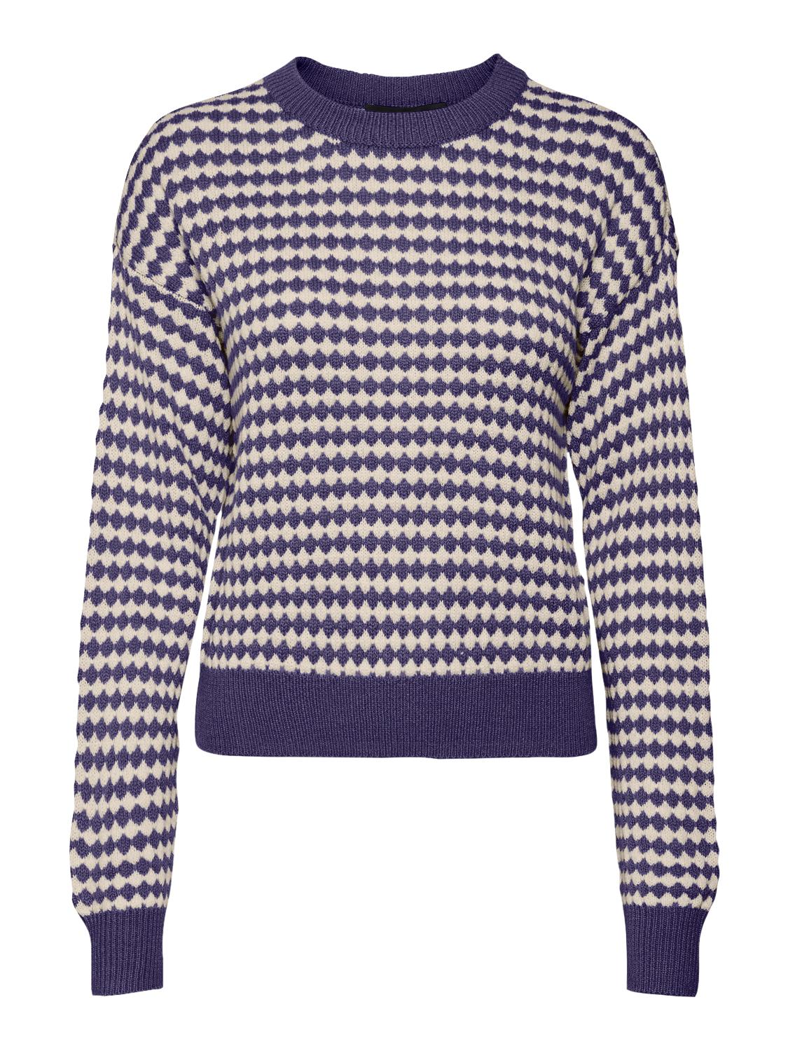 Vero Moda Rundhalspullover »VMGABI LS O-NECK PULLOVER GA BF« von Vero Moda