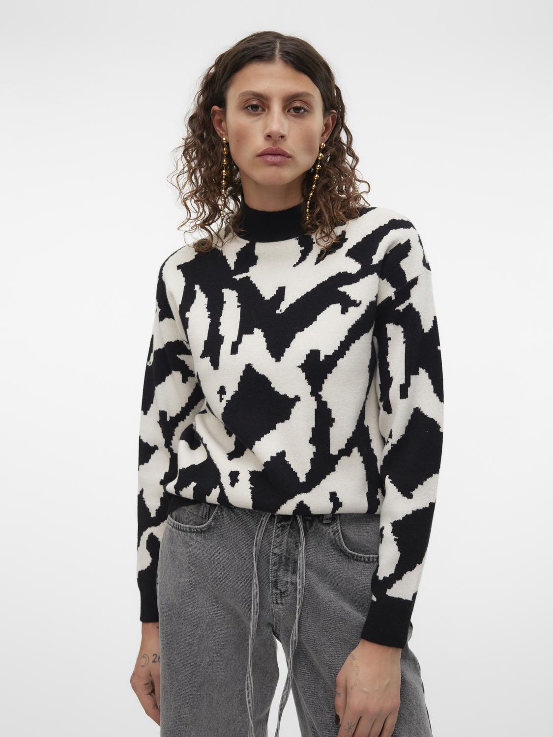 Vero Moda Strickpullover »VMGOLD NEW ART LS HIGHNECK PULLOVER GA« von Vero Moda