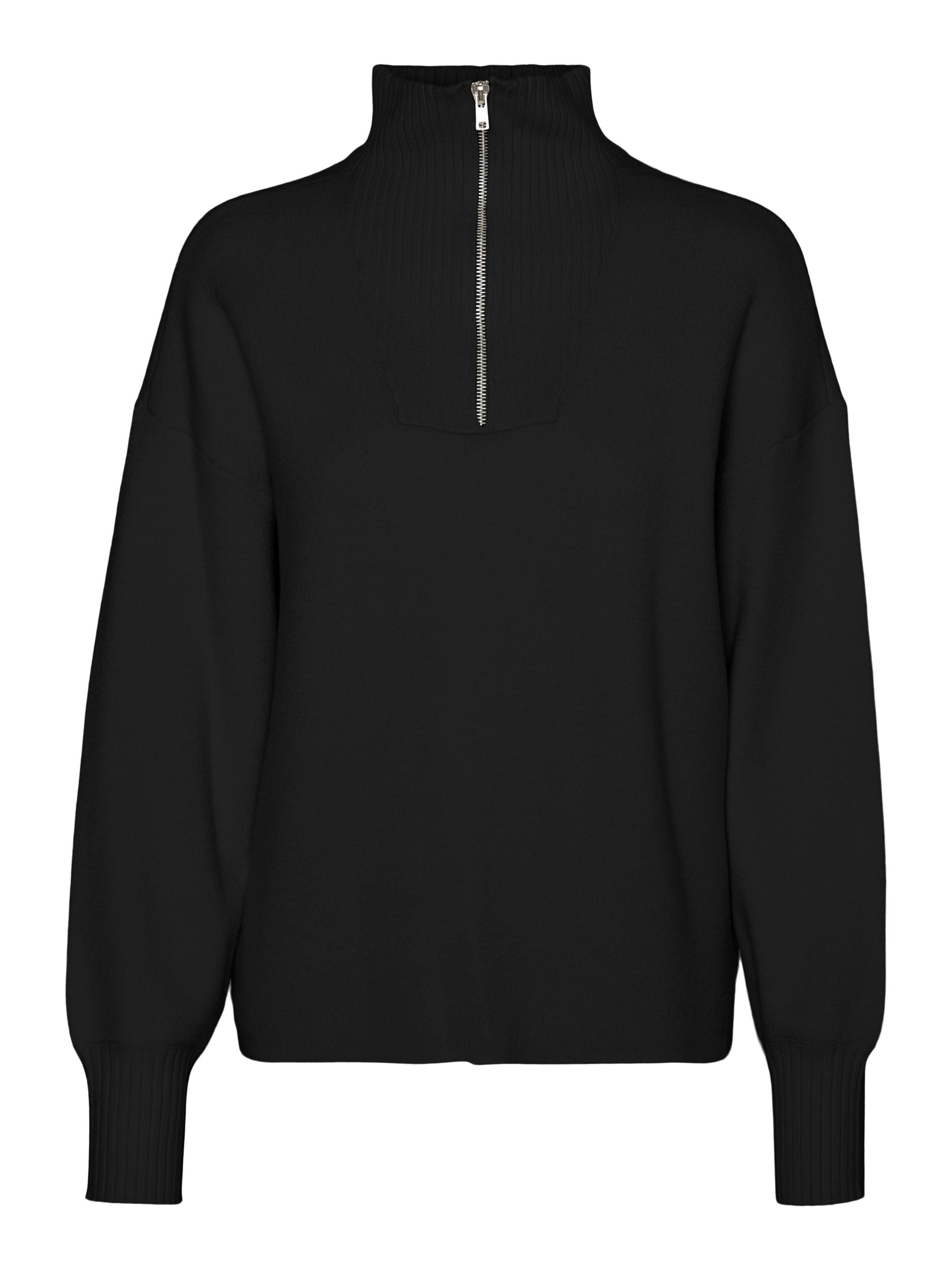 Vero Moda Strickpullover »VMGOLDNEEDLE LS ZIP HIGHNECK PULLOVER« von Vero Moda