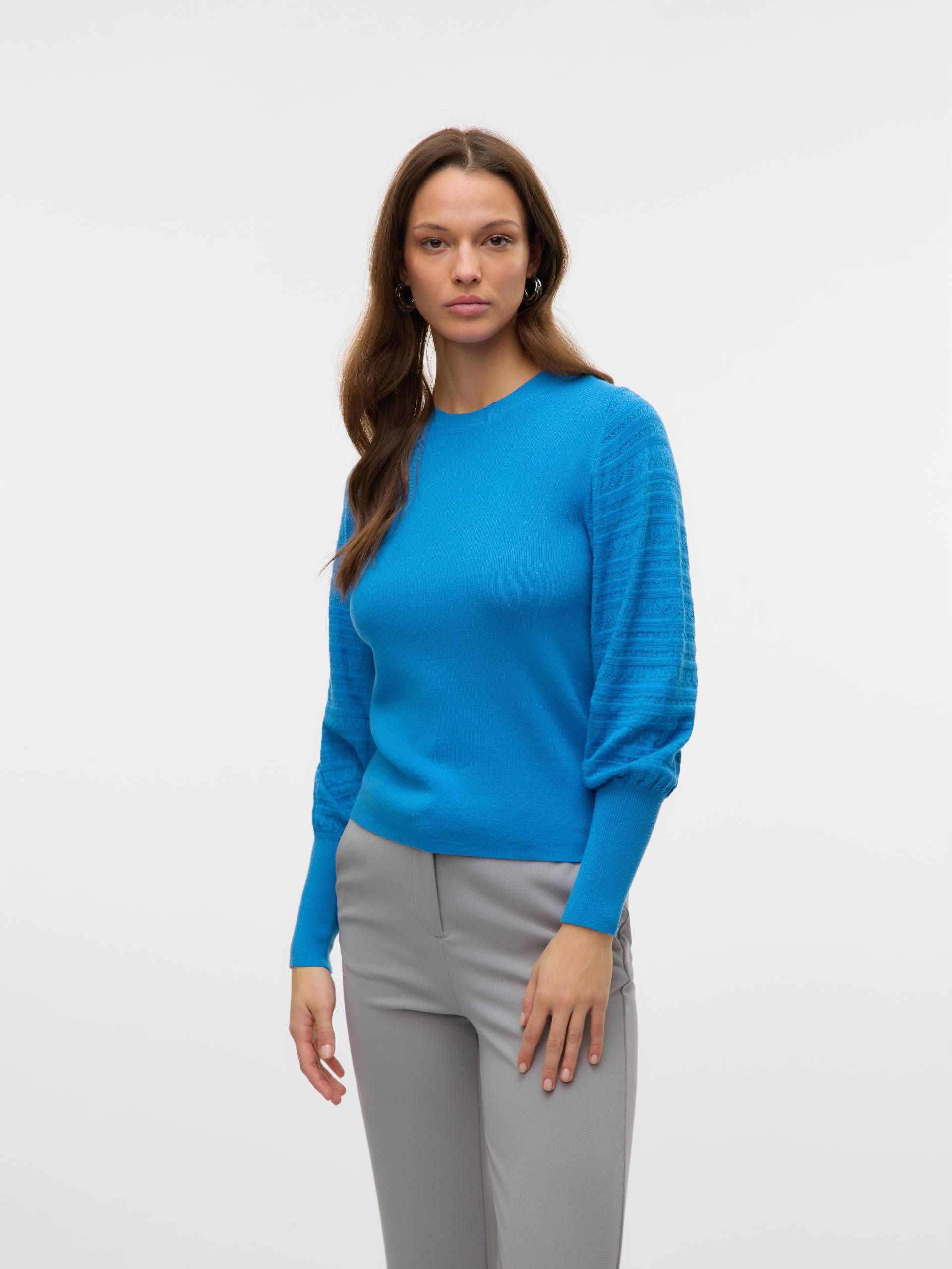 Vero Moda Strickpullover »VMHOLLYPOINTELLE LS O-NCK PULLOVE GA BOO« von Vero Moda