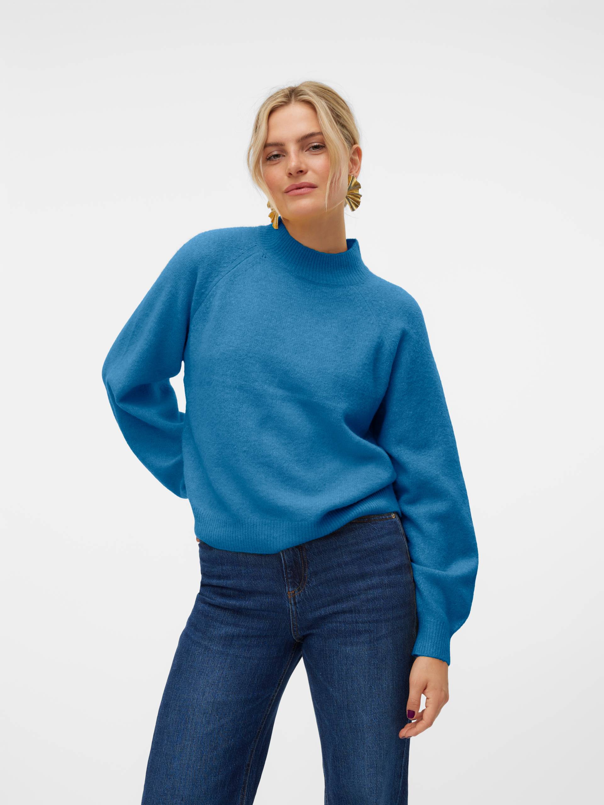 Vero Moda Strickpullover »VMLEAF LS HIGH NECK PULLOVER ENT« von Vero Moda