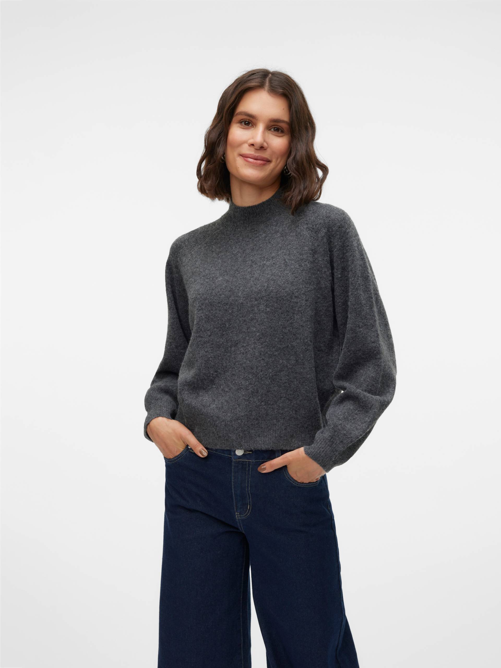 Vero Moda Strickpullover »VMLEAF LS HIGH NECK PULLOVER ENT« von Vero Moda