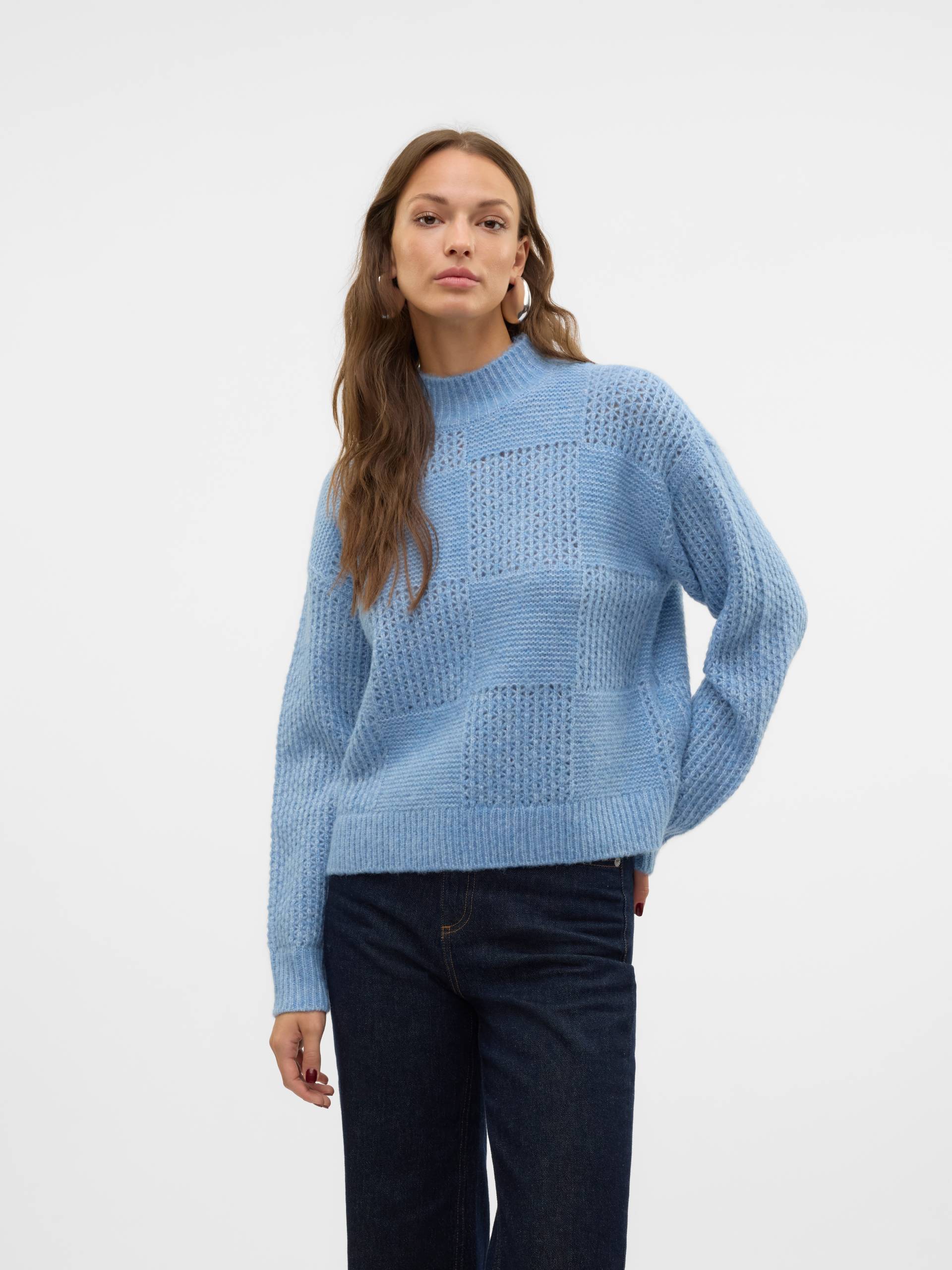 Vero Moda Strickpullover »VMMOON LS HIGHNECK PULLOVER GA BF« von Vero Moda