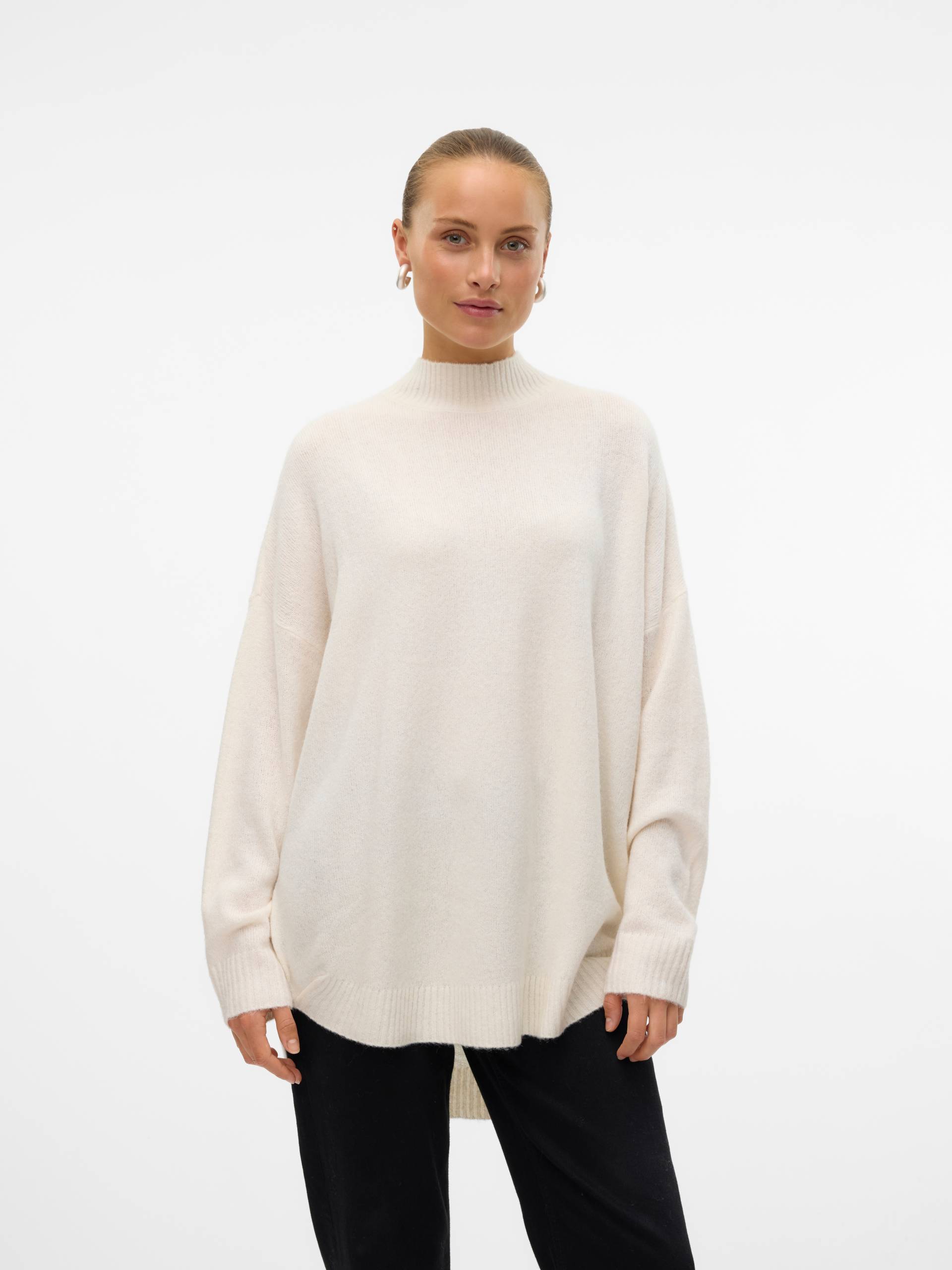 Vero Moda Strickpullover »VMPLAZA LS HIGHNECK LONG PULLOVER GA BOO« von Vero Moda