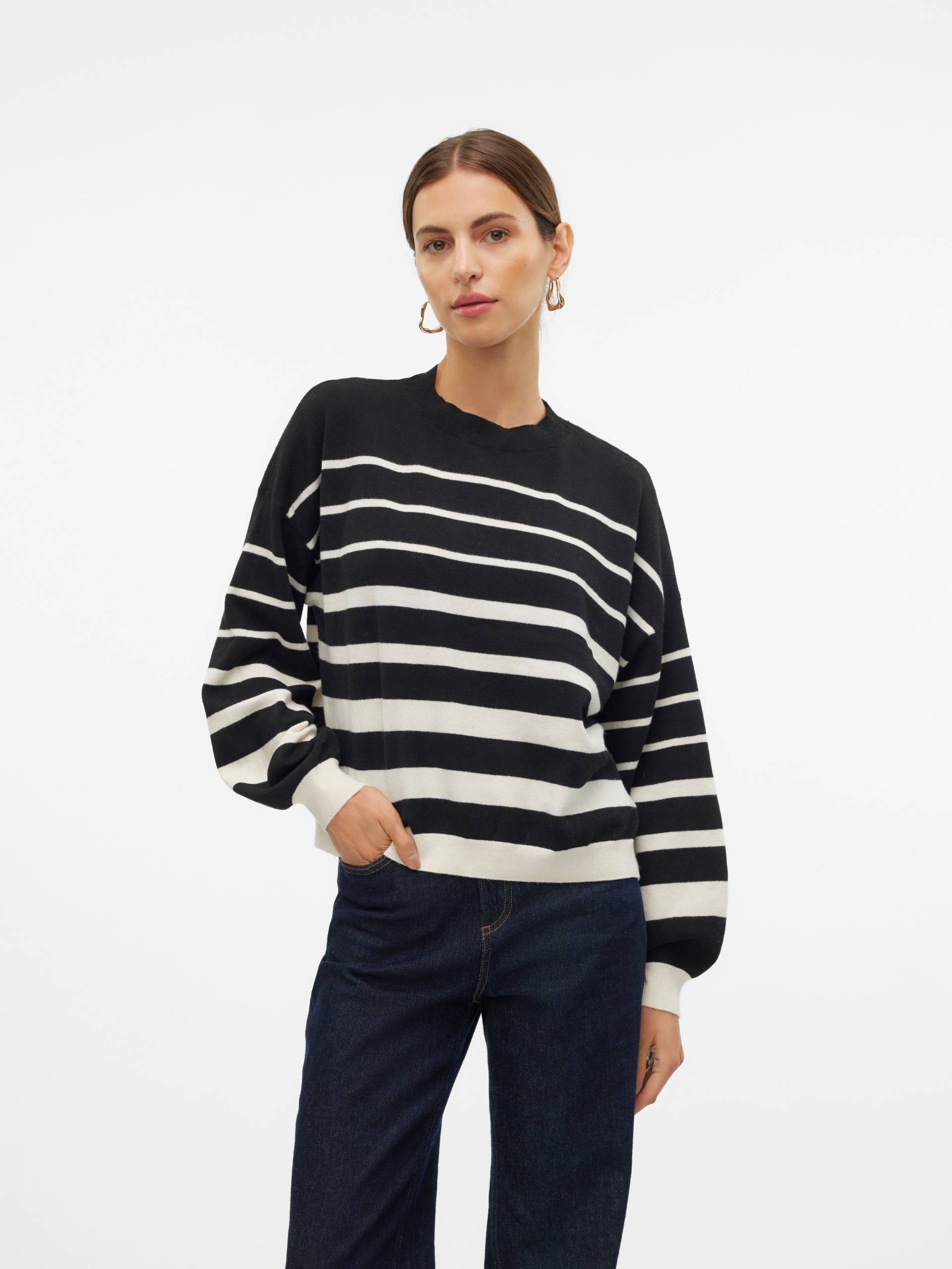 Vero Moda Strickpullover »VMRAIN LS O-NECK PULLOVER ENT« von Vero Moda