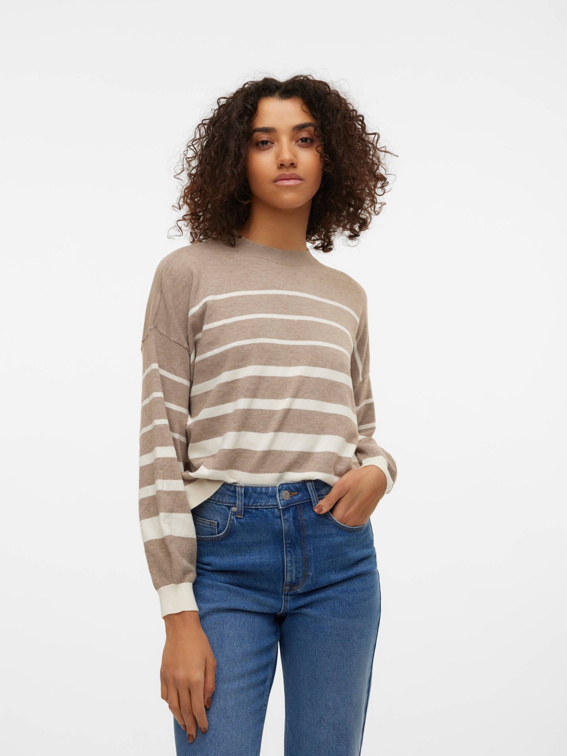 Vero Moda Strickpullover »VMRAIN LS O-NECK PULLOVER ENT« von Vero Moda