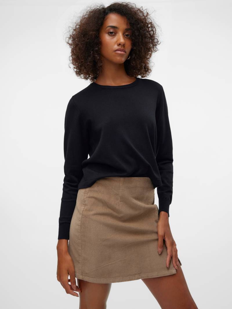 Vero Moda Strickpullover »VMSILJE LS O-NECK SHORT PULLOVER GA NOOS« von Vero Moda