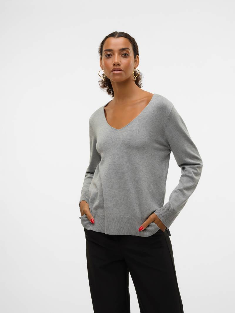 Vero Moda Strickpullover »VMSILJE LS V-NECK PULLOVER GA NOOS« von Vero Moda