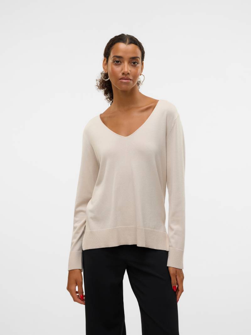 Vero Moda Strickpullover »VMSILJE LS V-NECK PULLOVER GA NOOS« von Vero Moda