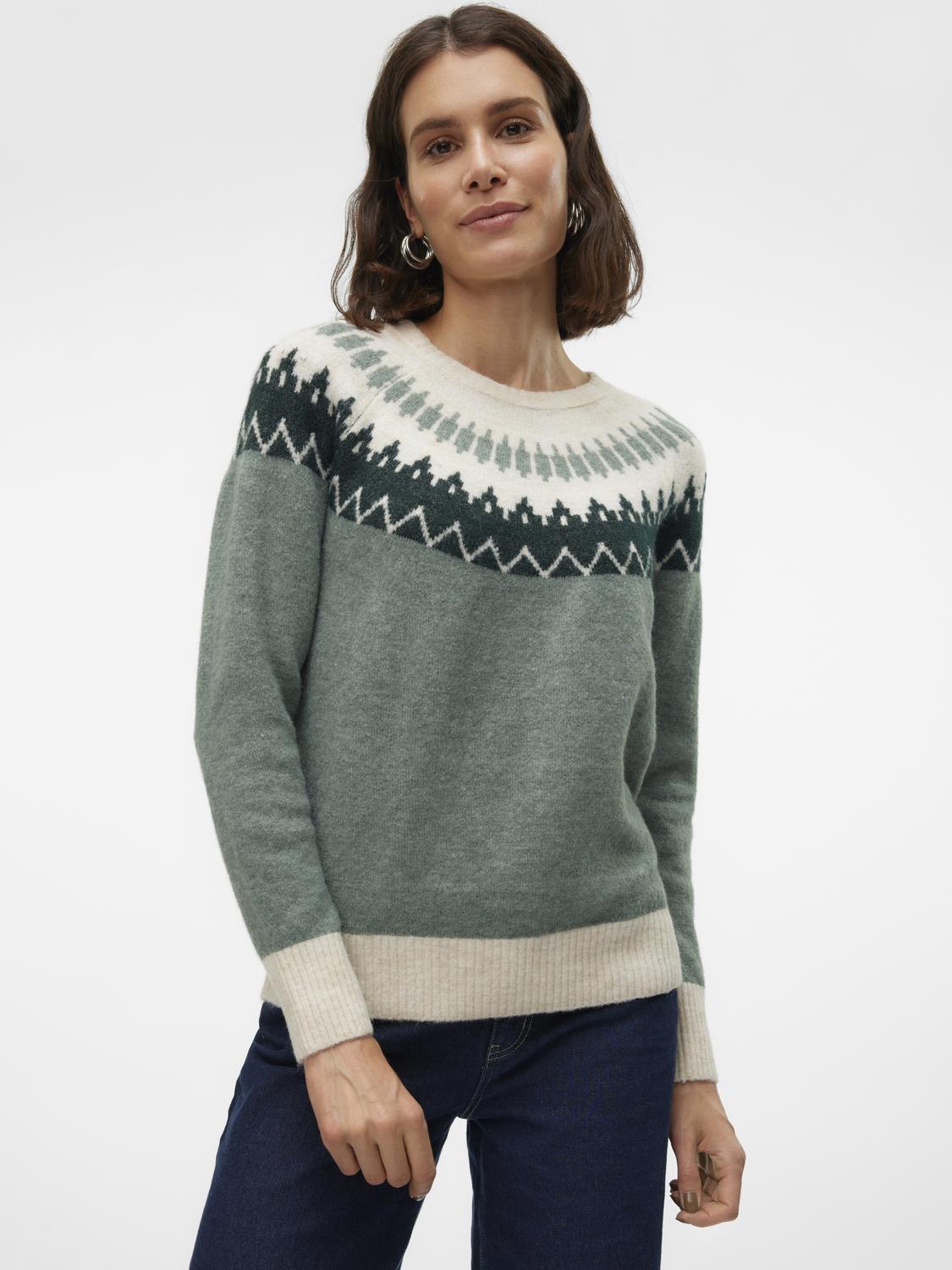 Vero Moda Strickpullover »VMSIMONE LS NORDIC PULLOVER GA REP BOO« von Vero Moda