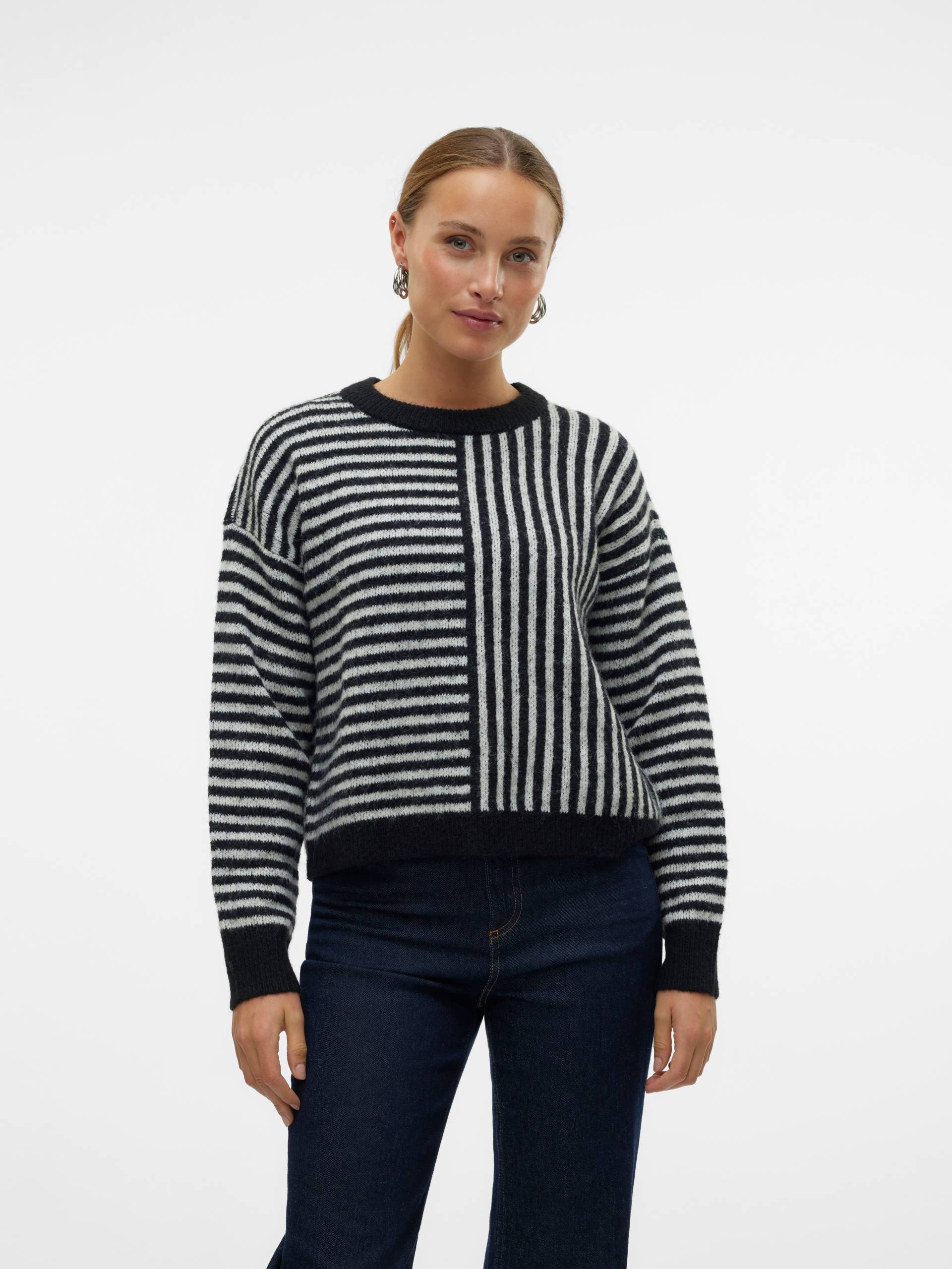 Vero Moda Strickpullover »VMURANUS LS ONECK CROPPED PULLOVER GA BF« von Vero Moda