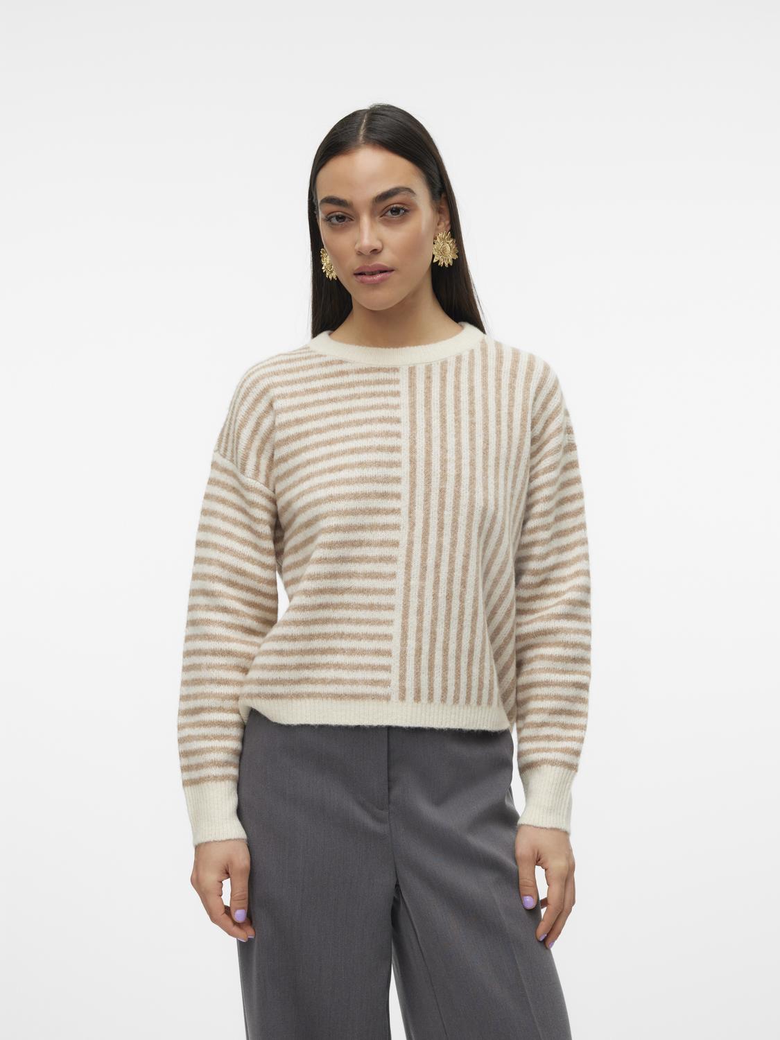 Vero Moda Strickpullover »VMURANUS LS ONECK CROPPED PULLOVER GA BF« von Vero Moda