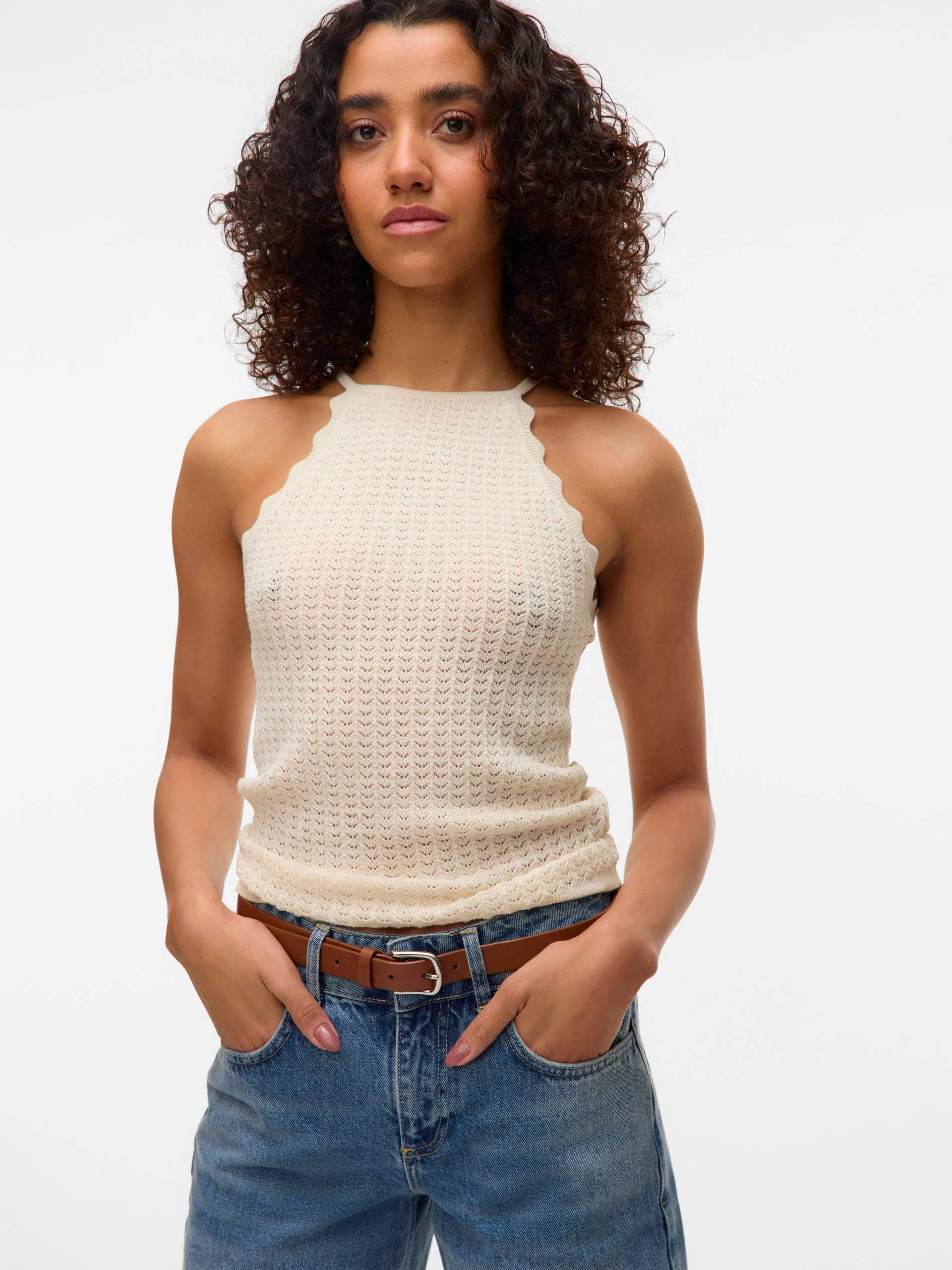 Vero Moda Stricktop »VMPANAMA SL KNIT TOP VMA NOOS« von Vero Moda