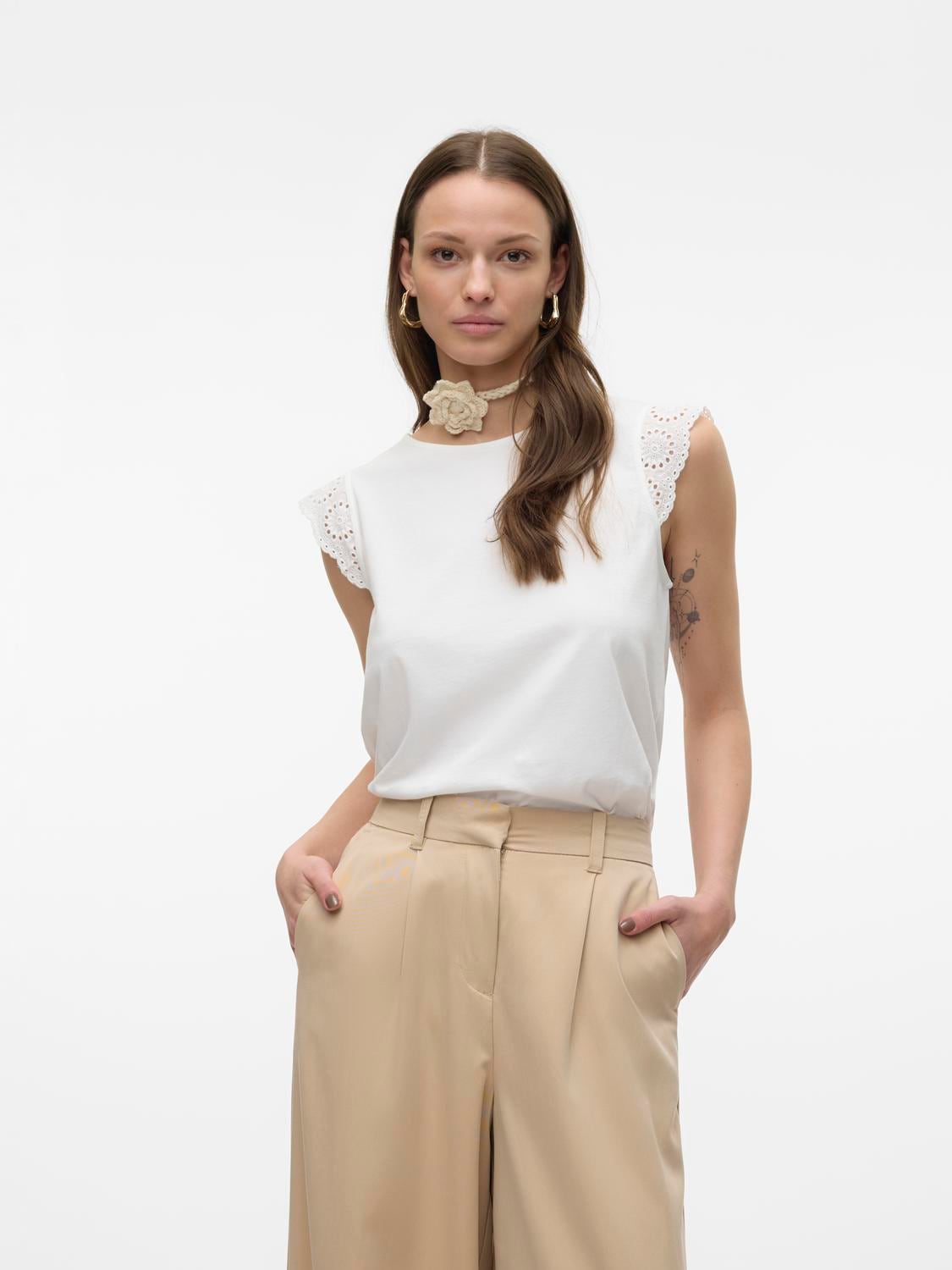 Vero Moda T-Shirt »VMEMILY SL GATHERING TOP JRS NOOS« von Vero Moda