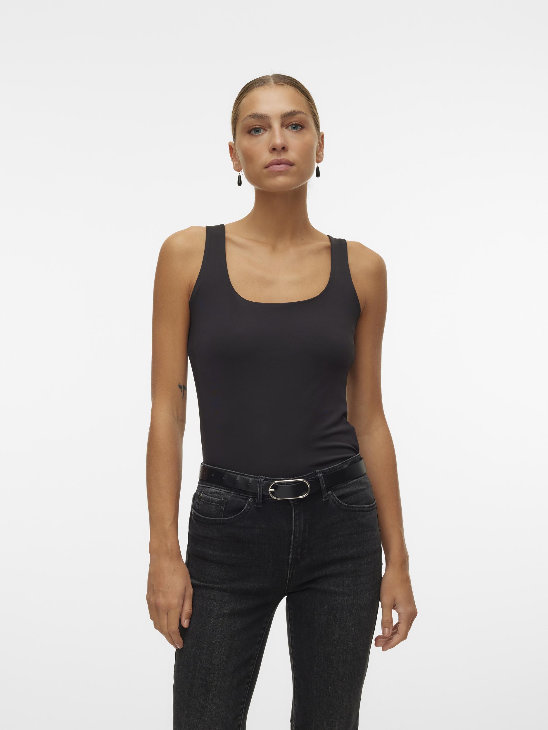 Vero Moda T-Shirt »VMMILLION SL SQUARE TOP 2-WAY JRS NOOS« Vero Moda T-Shirt »VMMILLION SL SQUARE TOP 2-WAY JRS NOOS« von Vero Moda