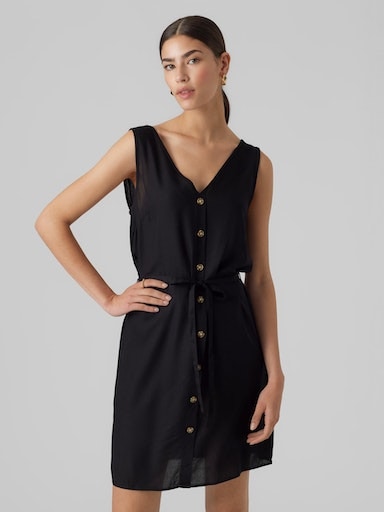 Vero Moda Trägerkleid »VMBUMPY SL SHORT DRESS WVN NOOS«, mit V-Ausschnitt von Vero Moda