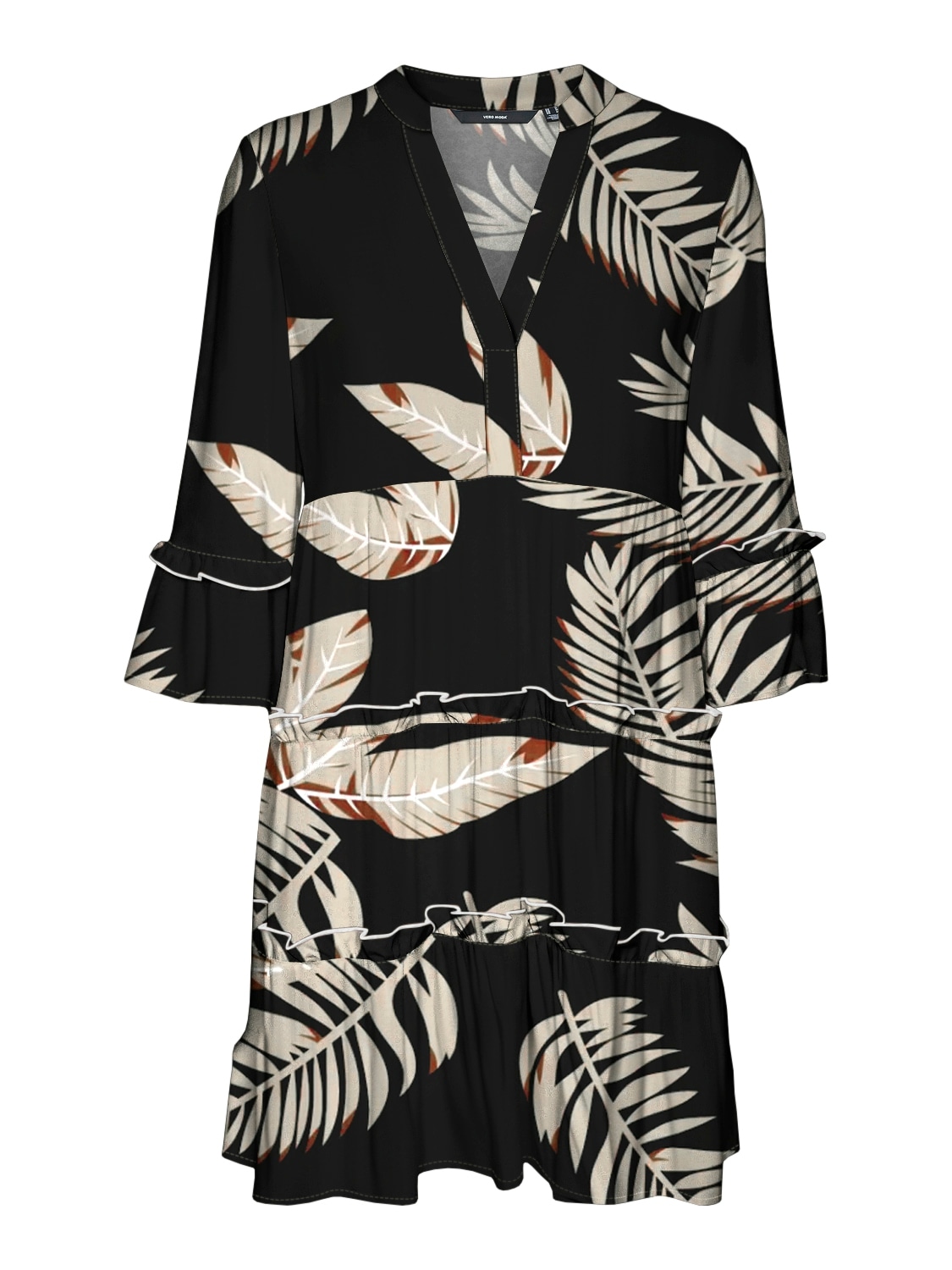 Vero Moda Tunikakleid »VMEASY JOY 3/4 SHORT DRESS WVN GA«, mit Volant Vero Moda Tunikakleid »VMEASY JOY 3/4 SHORT DRESS WVN GA«, mit Volant von Vero Moda