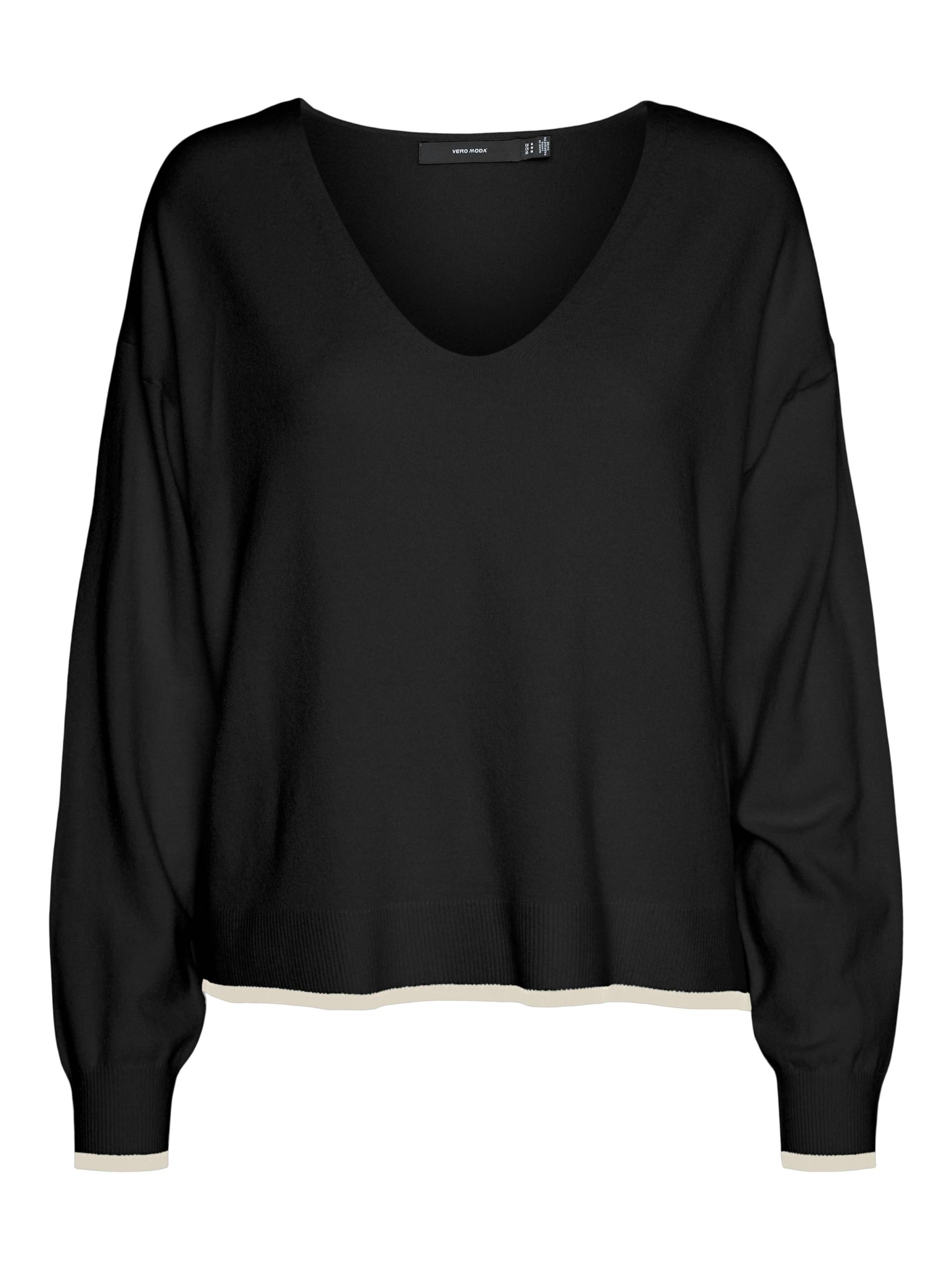 Vero Moda V-Ausschnitt-Pullover »VMBREEZE LS V-NECK PULLOVER GA BOO« von Vero Moda