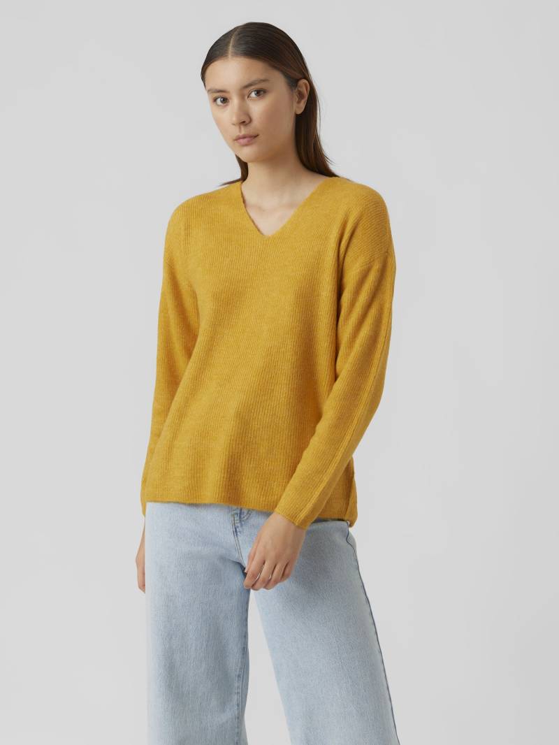 Vero Moda V-Ausschnitt-Pullover »VMCREWLEFILE LS V-NECK BLOUSE NOOS« von Vero Moda