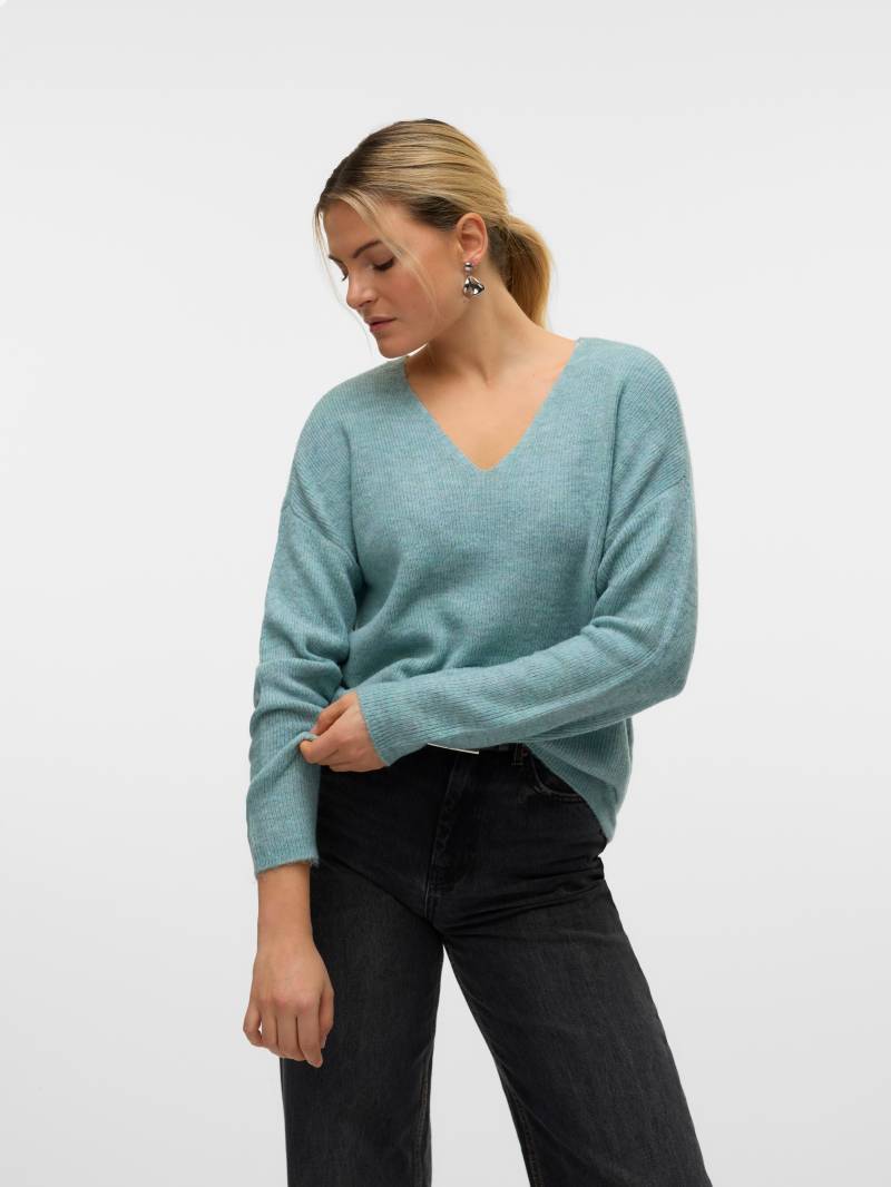 Vero Moda V-Ausschnitt-Pullover »VMCREWLEFILE LS V-NECK BLOUSE NOOS« von Vero Moda