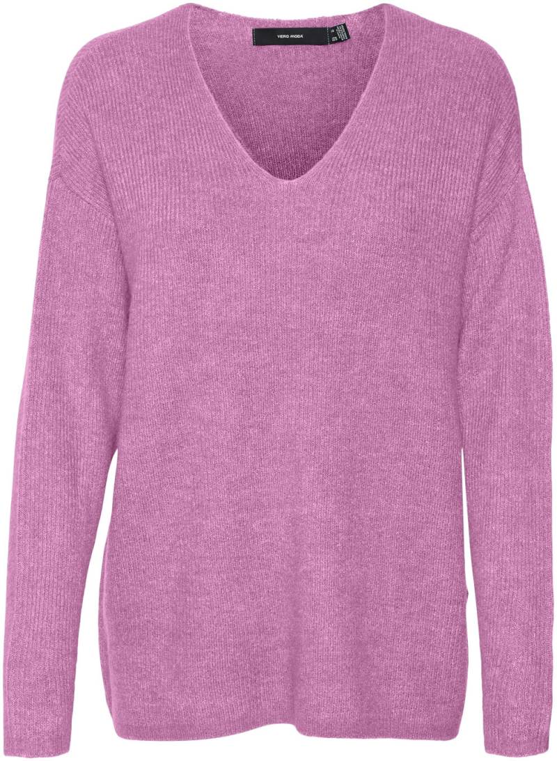 Vero Moda V-Ausschnitt-Pullover »VMCREWLEFILE LS V-NECK BLOUSE NOOS« von Vero Moda