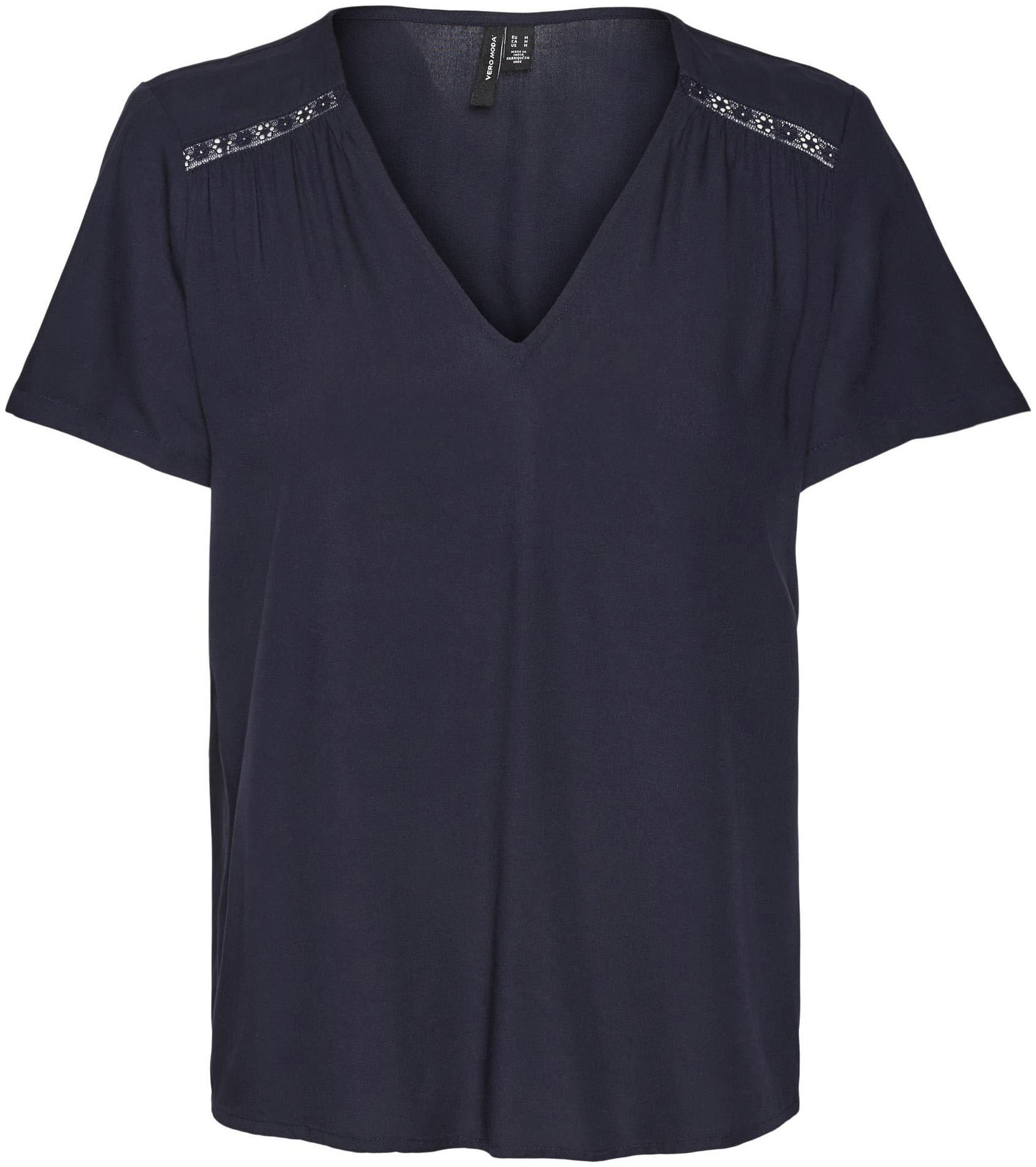 Vero Moda V-Shirt »VMBLANCA SS TOP WVN GA« von Vero Moda