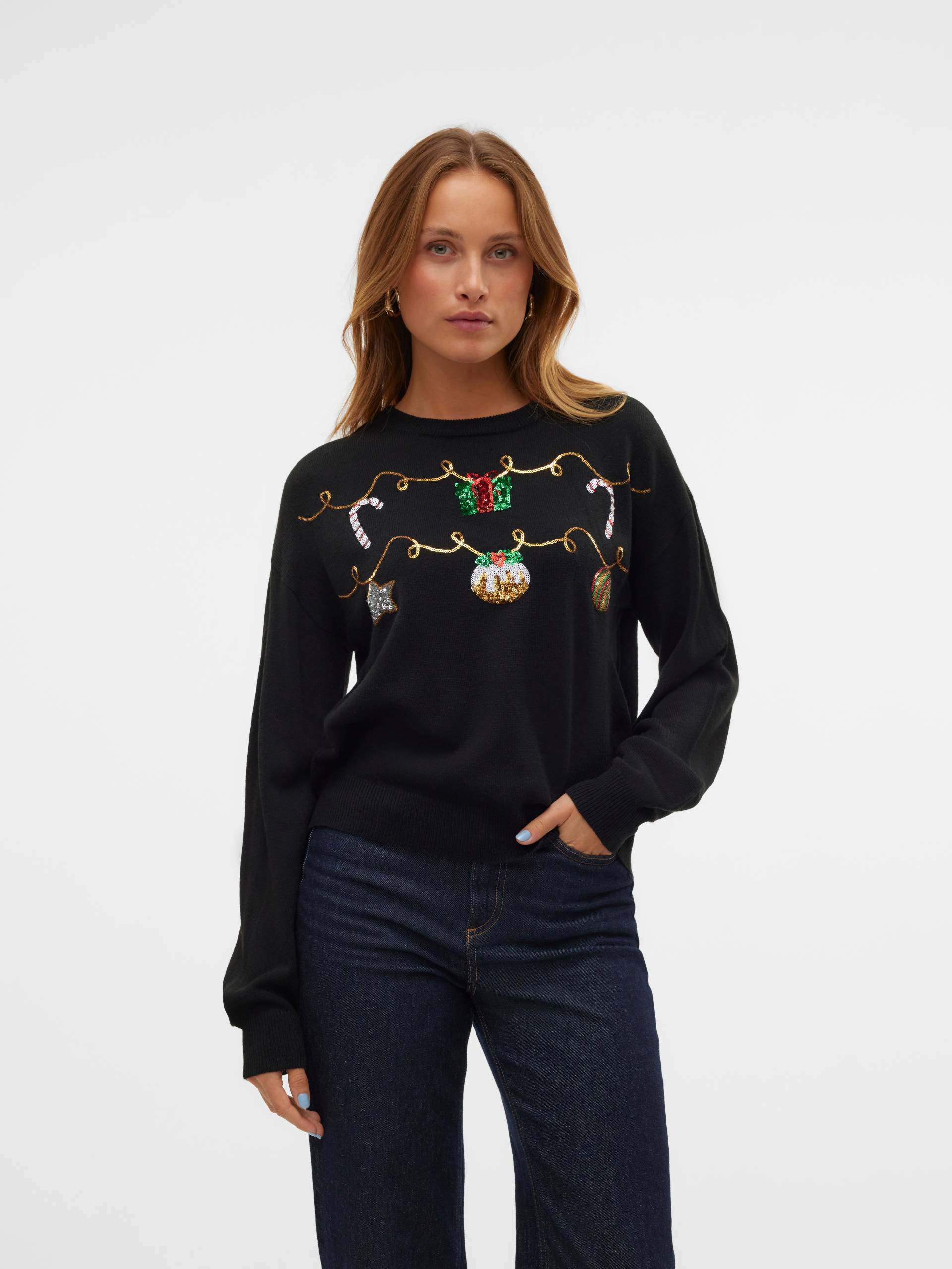 Vero Moda Weihnachtspullover »VMNEWGARLAND LS O-NECK PULL. XMAS« von Vero Moda