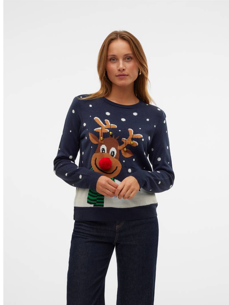 Vero Moda Weihnachtspullover »VMSNOWY DEER LS O-NECK XMAS« von Vero Moda