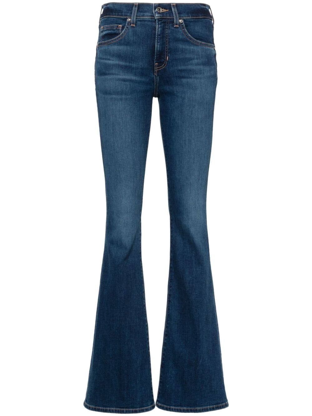 Veronica Beard Beverly high-rise flared jeans - Blue von Veronica Beard