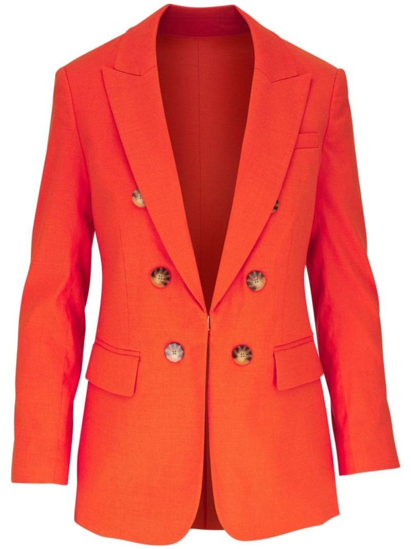 Veronica Beard Bexley linen-blend blazer - Orange von Veronica Beard