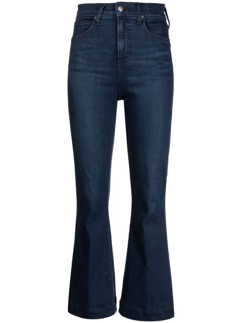 Veronica Beard Carson high-rise flared jeans - Blue von Veronica Beard